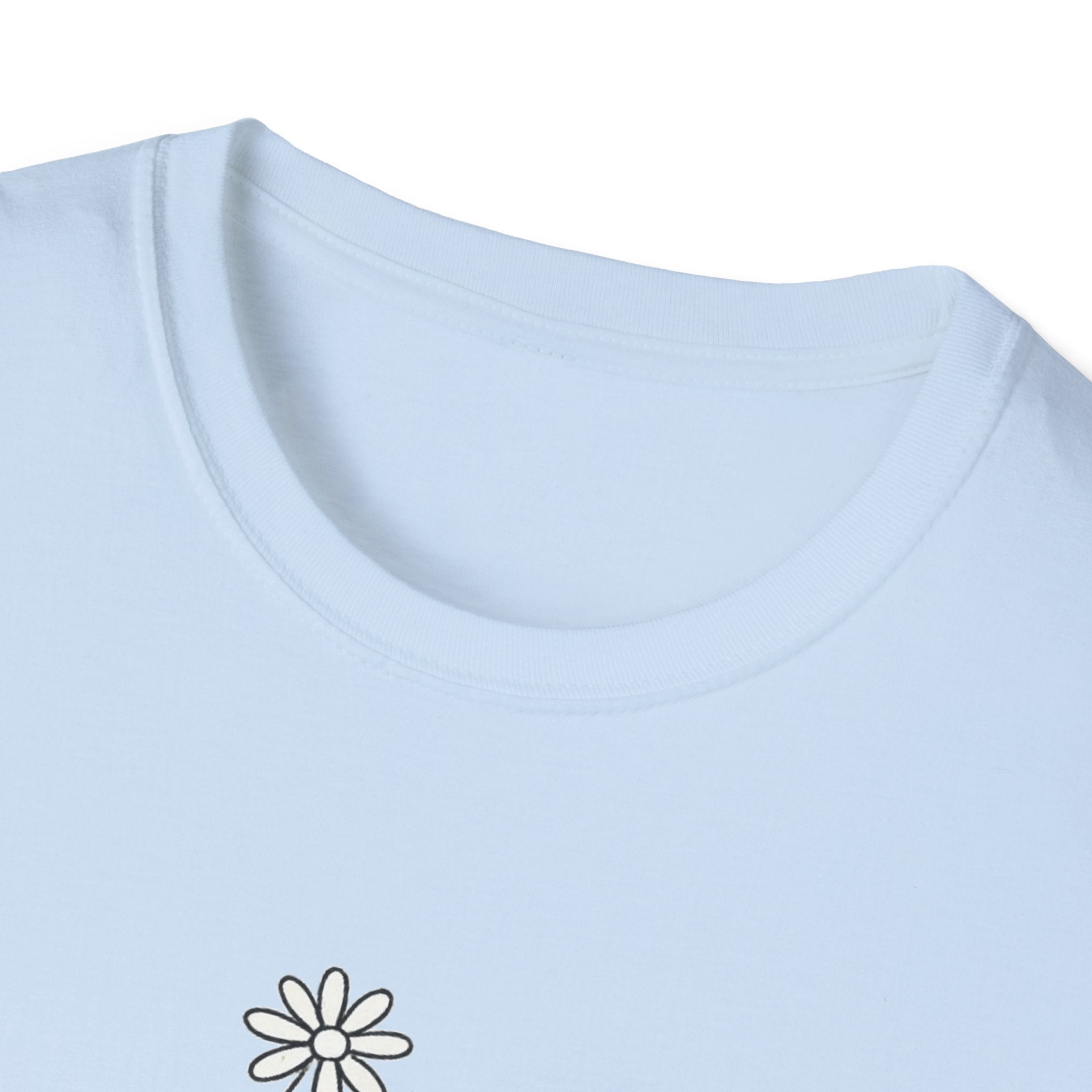 Minimalist Floral Woman Face T-Shirt | Abstract Line Art Graphic Tee | Boho Aesthetic Shirt