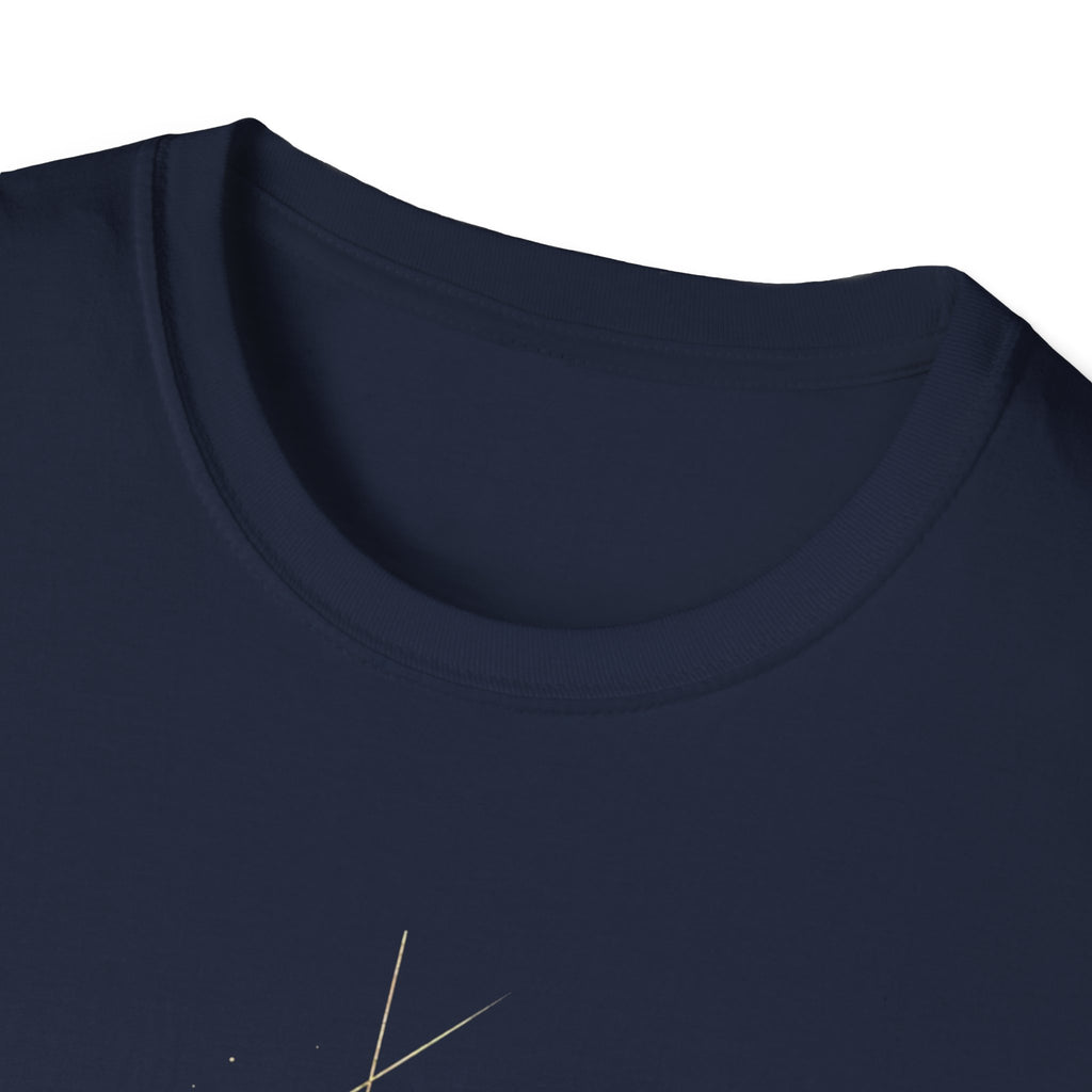 "Peak Dreams Mountain T-Shirt | Celestial Gothic Tee | Astronomy Night Sky Shirt | Adventure Hiking Gift | Boho Mystical Apparel | Vintage Gold Mountain Graphic