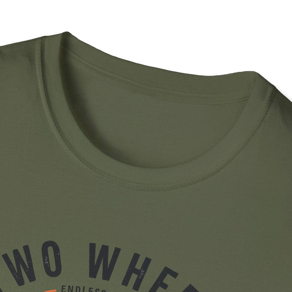 Two Wheels One Soul T-Shirt, Ride to Live Motorcycle Shirt, Biker Graphic Tee, Vintage Moto Rider Gift, Unisex Motorcycle Lover Top
