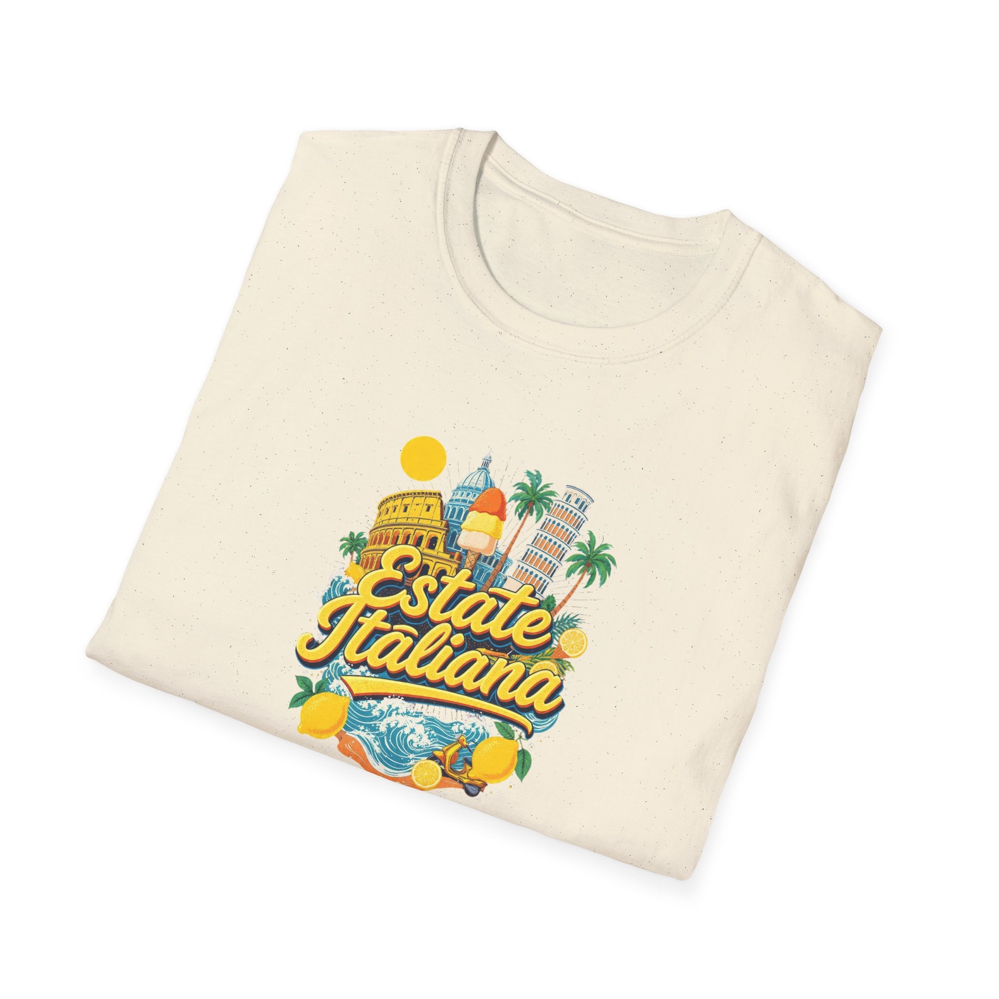 Estate Italiana Shirt, Italy Vacation T-Shirt, Italian Summer Tee, Amalfi Coast Travel Shirt, Europe Trip Gift