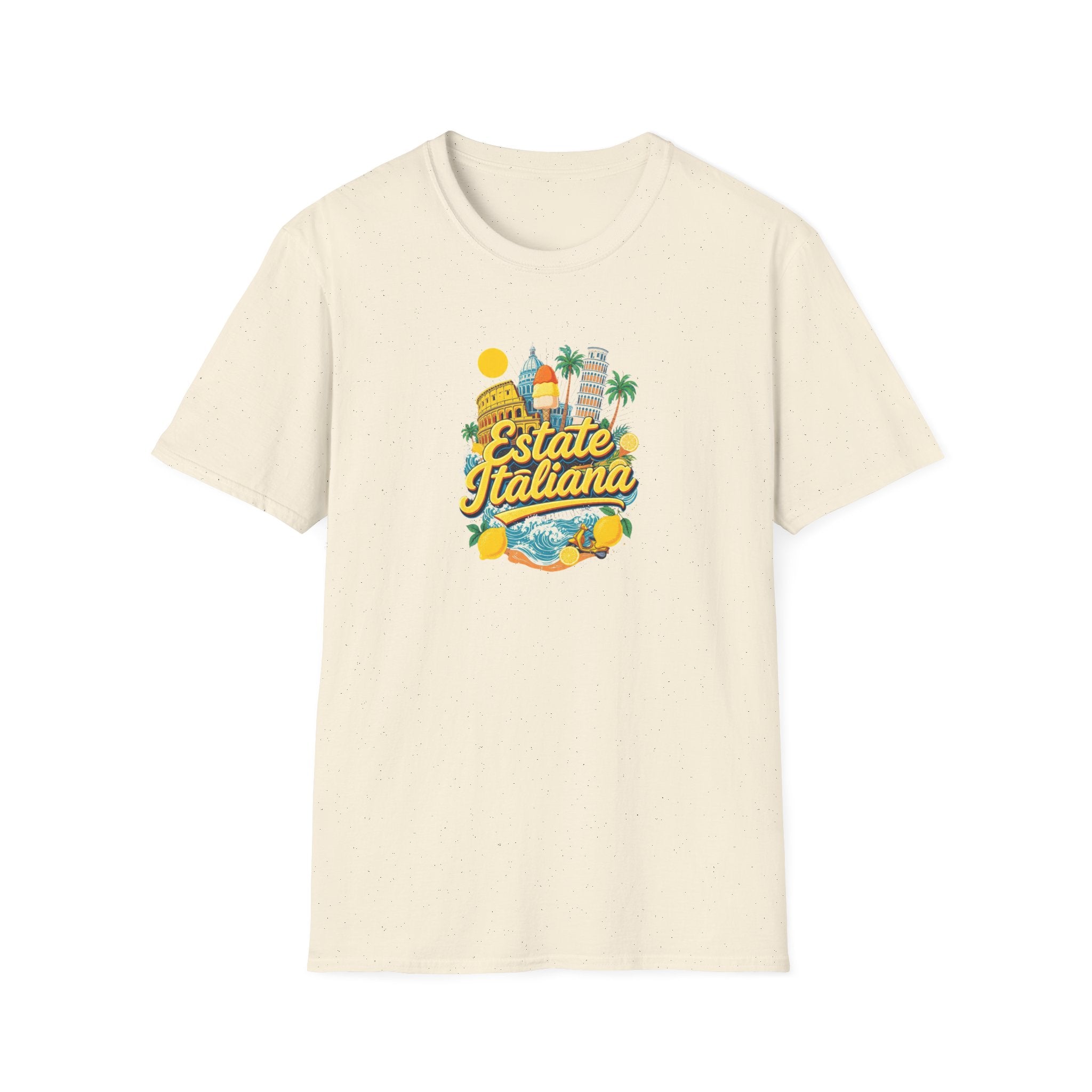 Estate Italiana Shirt, Italy Vacation T-Shirt, Italian Summer Tee, Amalfi Coast Travel Shirt, Europe Trip Gift