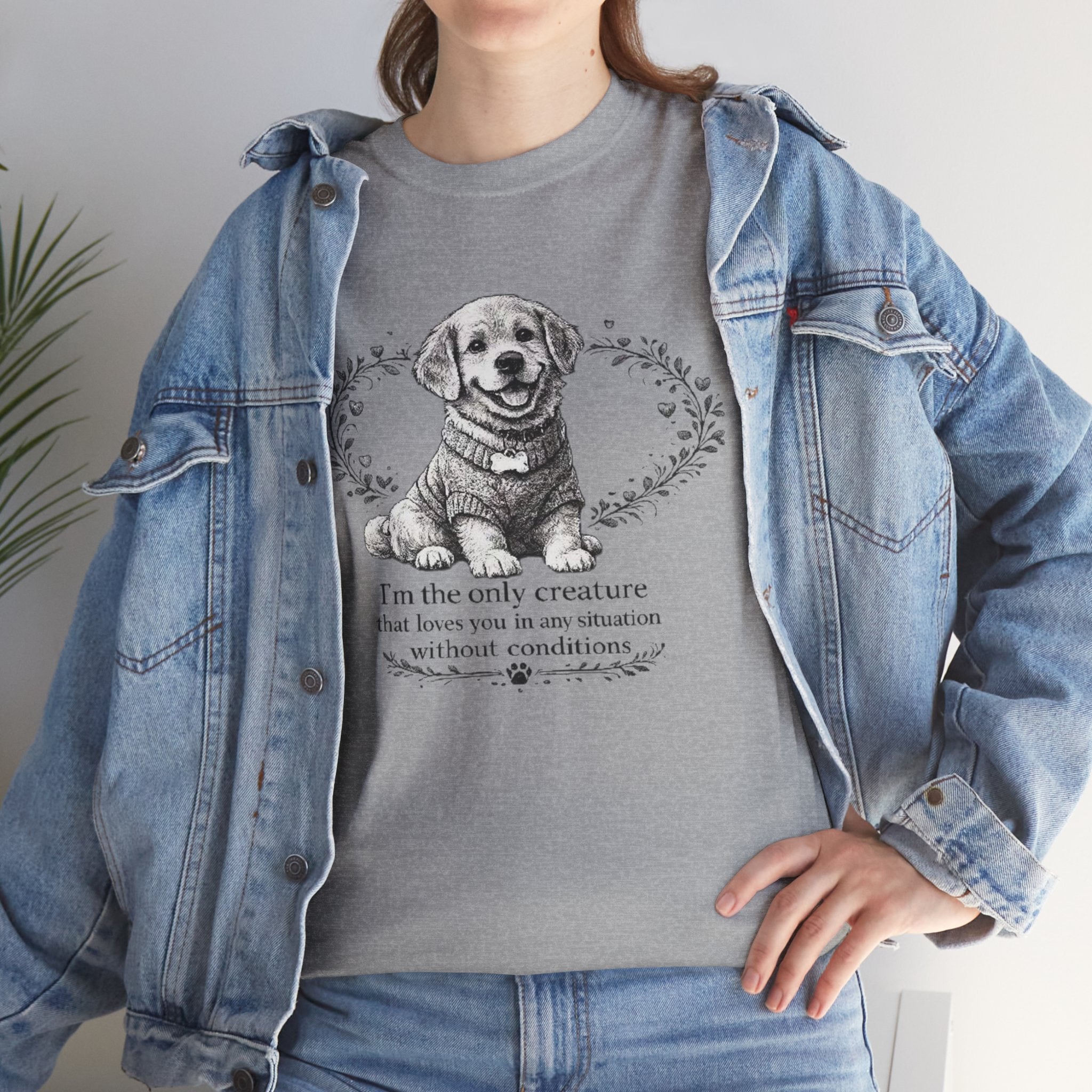 Golden Retriever Dog Lover T-Shirt PNG |  Loves You Unconditionally Vintage Puppy Design
