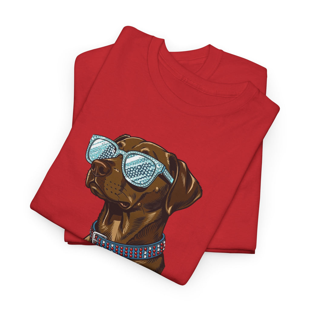 Too Glam to Give a Damn Funny Stylish Dog T-Shirt, Glam Dog Lover Graphic Tee, Cute Sassy Puppy Shirt, Trendy Pet Lover Gift, Unisex Casual