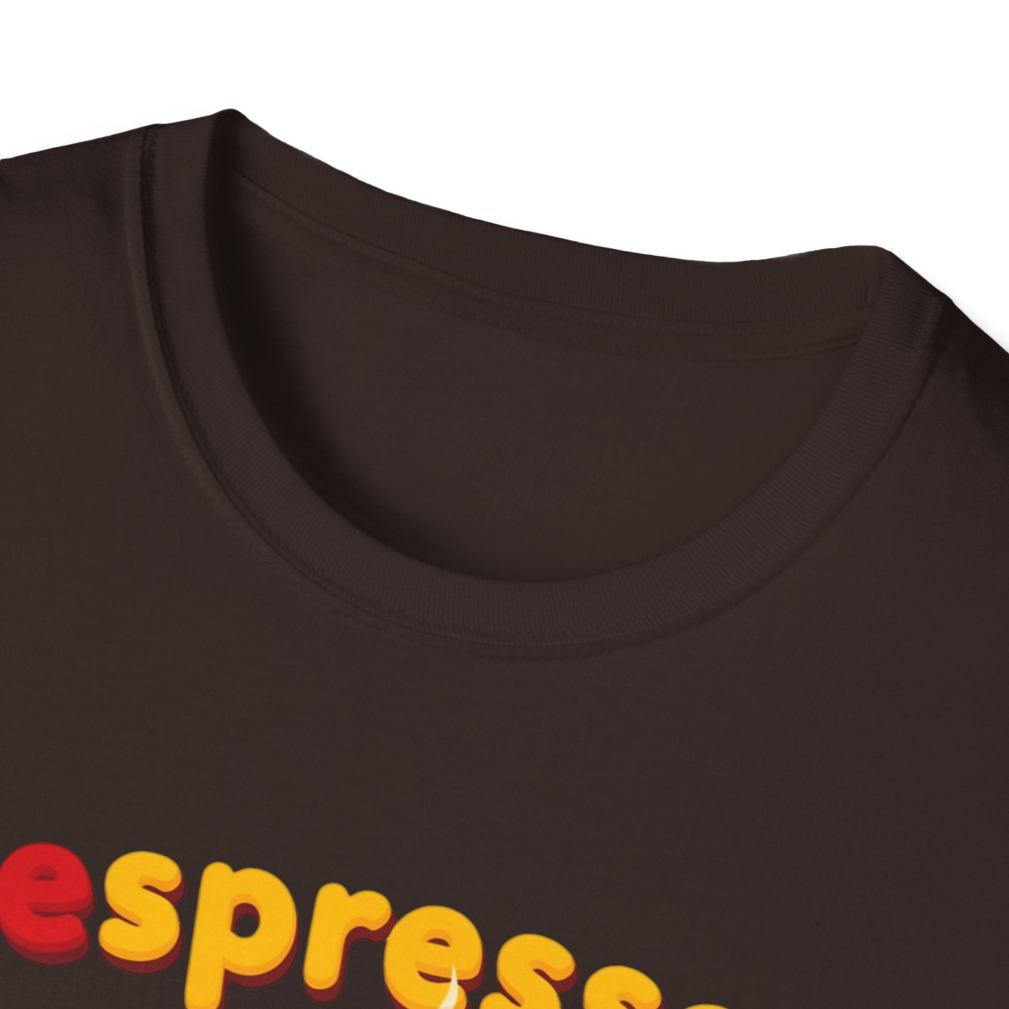 Espresso Yourself Funny Coffee T-Shirt, Cute Coffee Cup Graphic Tee, Barista Gift Shirt, Coffee Lover Pun Tee, Caffeine Lover Unisex Top