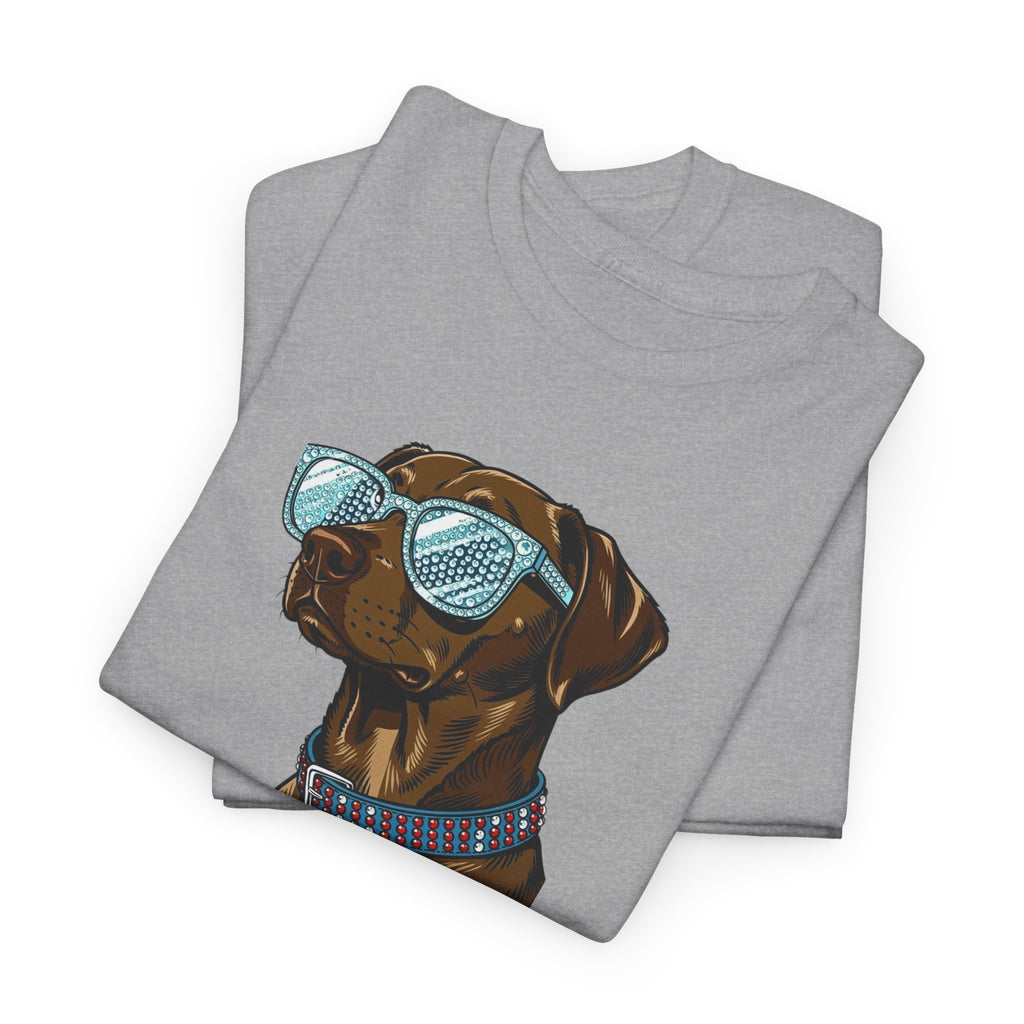 Too Glam to Give a Damn Funny Stylish Dog T-Shirt, Glam Dog Lover Graphic Tee, Cute Sassy Puppy Shirt, Trendy Pet Lover Gift, Unisex Casual