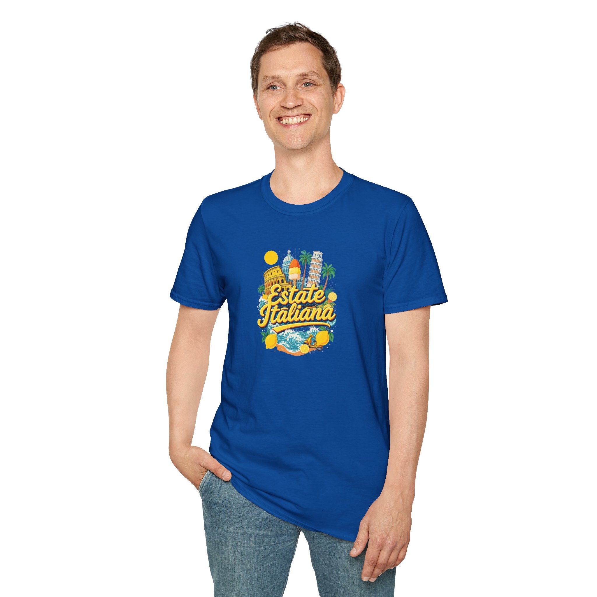 Estate Italiana Shirt, Italy Vacation T-Shirt, Italian Summer Tee, Amalfi Coast Travel Shirt, Europe Trip Gift