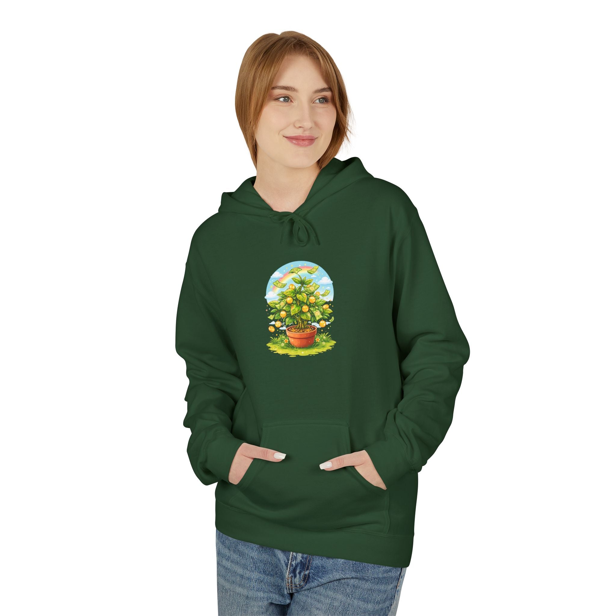 Minimalist Abstract Circle Hoodie, Unisex Softstyle Fleece Pullover, Modern Geometric Sweatshirt.