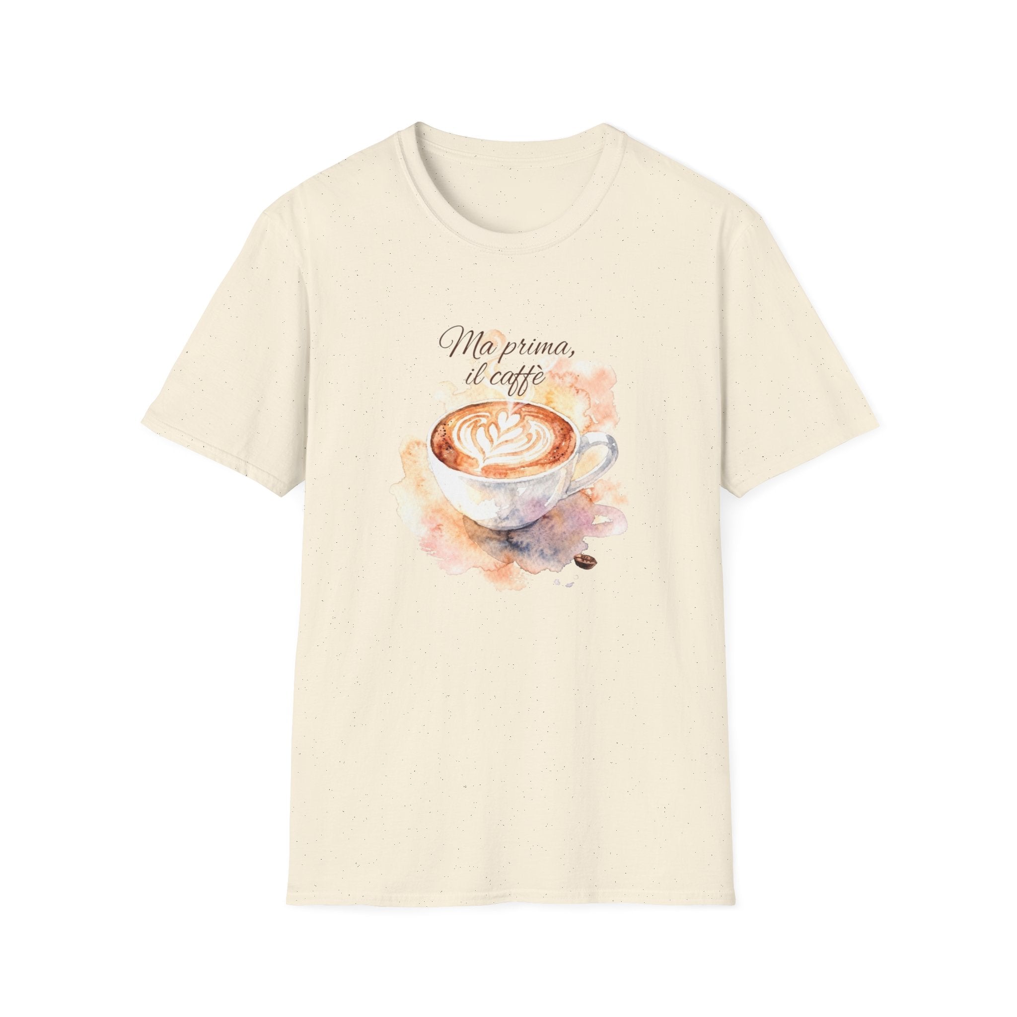 Italian Coffee Lover Shirt, Ma Prima il Caffè T-Shirt, Cute Cappuccino Graphic Tee, Espresso Lover Gift, Barista Shirt, Funny Italian Quote Tee