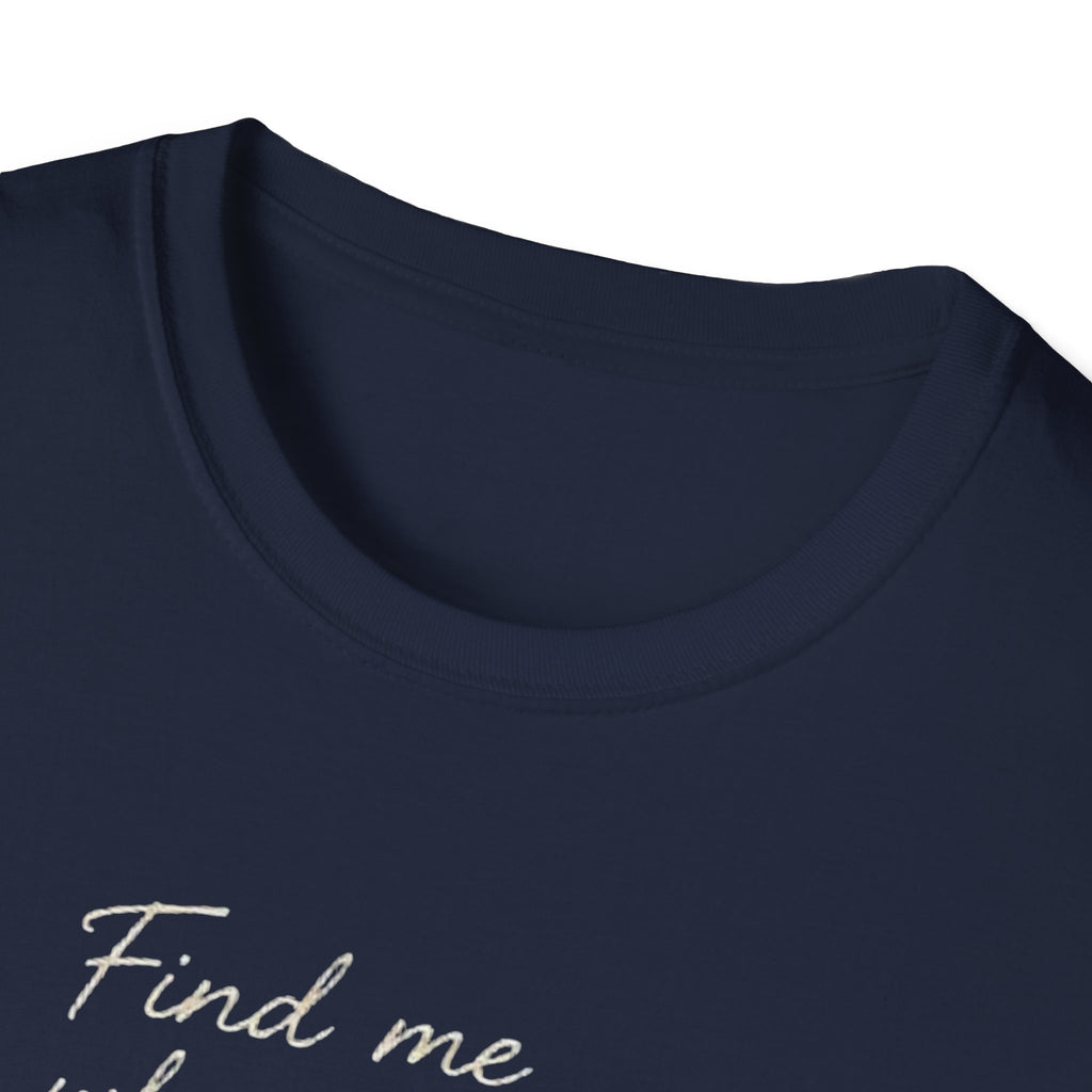Find Me Where The Mountains Feel Like Home Shirt | Mountain Hiking T-Shirt for Men Women | Nature Lover Outdoor Adventure Tee