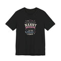 Nanny Loves You To The Moon And Back Shirt | Cute Nanny Gift T-Shirt | Baby Feet Family Love Tee | Grandma Style Graphic Tee