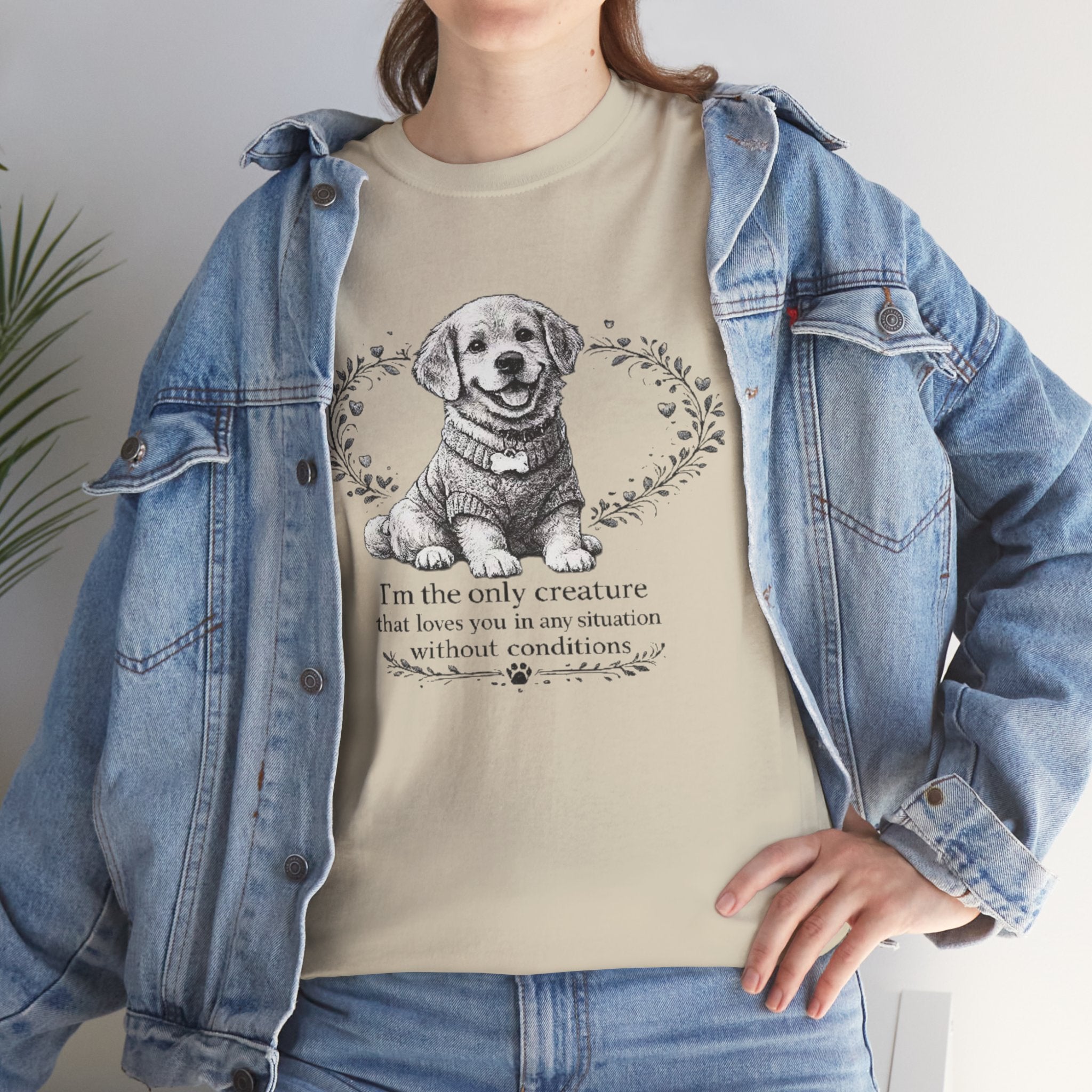 Golden Retriever Dog Lover T-Shirt PNG |  Loves You Unconditionally Vintage Puppy Design