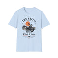 Two Wheels One Soul T-Shirt, Ride to Live Motorcycle Shirt, Biker Graphic Tee, Vintage Moto Rider Gift, Unisex Motorcycle Lover Top