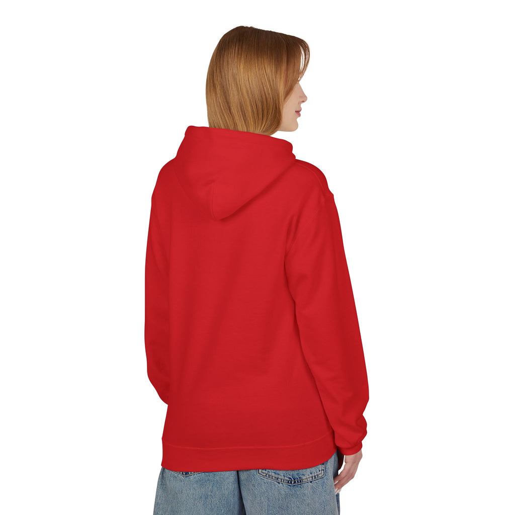 Minimalist Abstract Circle Hoodie, Unisex Softstyle Fleece Pullover, Modern Geometric Sweatshirt.