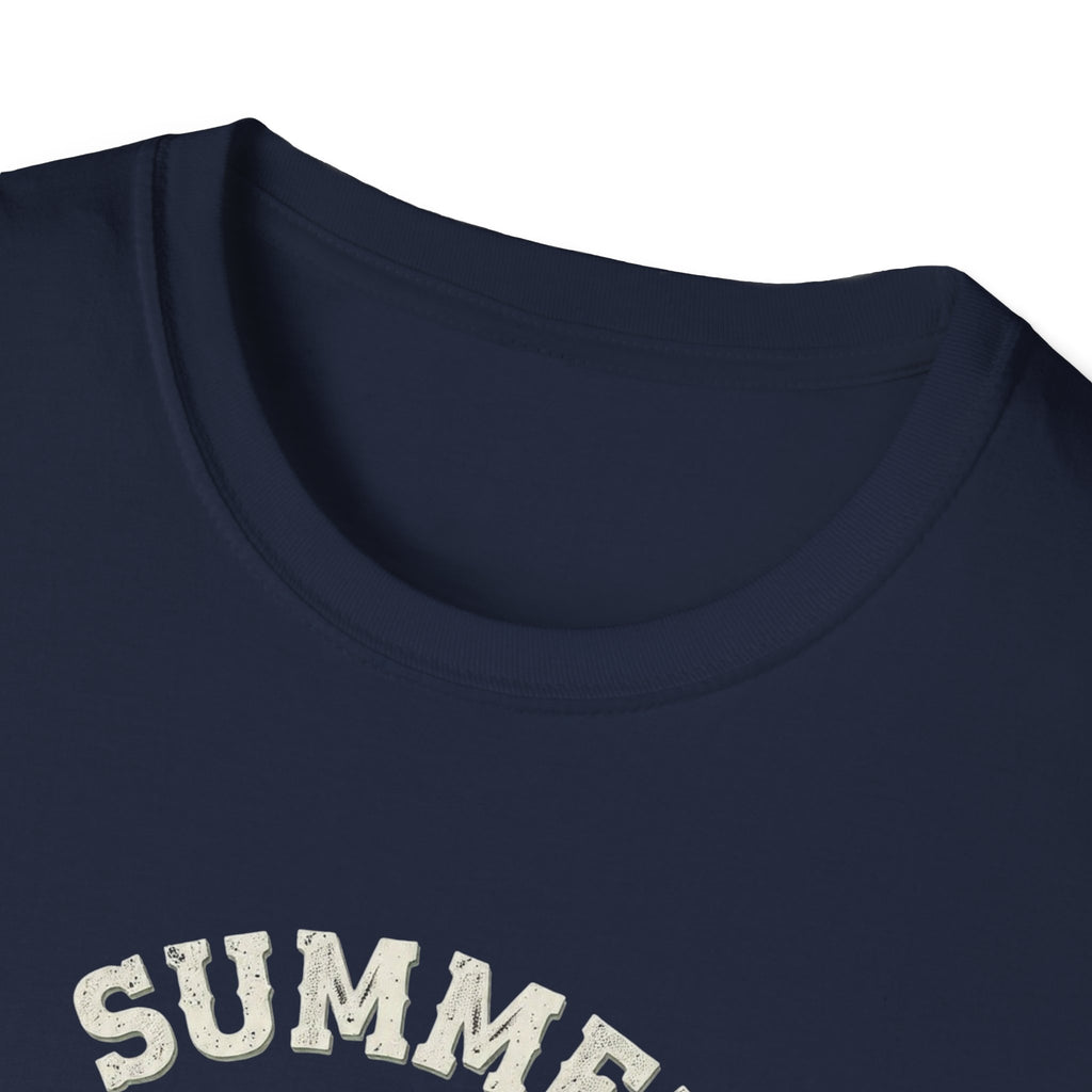 Summer Holiday Mode Activated T-Shirt | Retro Mountain Sun Graphic Tee | Camping Hiking Vacation Shirt for Men Women | Outdoor Adventure Top