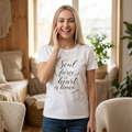 Her Soul is Fierce Her Heart is Brave T-Shirt | Mother's Day Gift | Inspirational Women's Tee