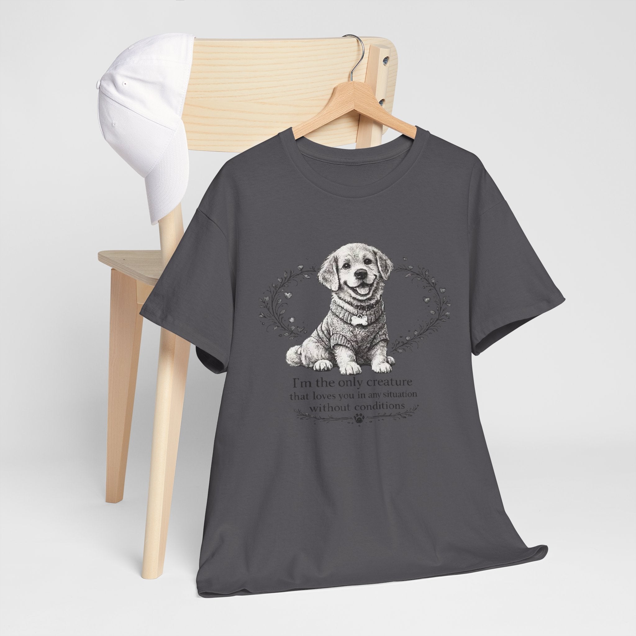 Golden Retriever Dog Lover T-Shirt PNG |  Loves You Unconditionally Vintage Puppy Design
