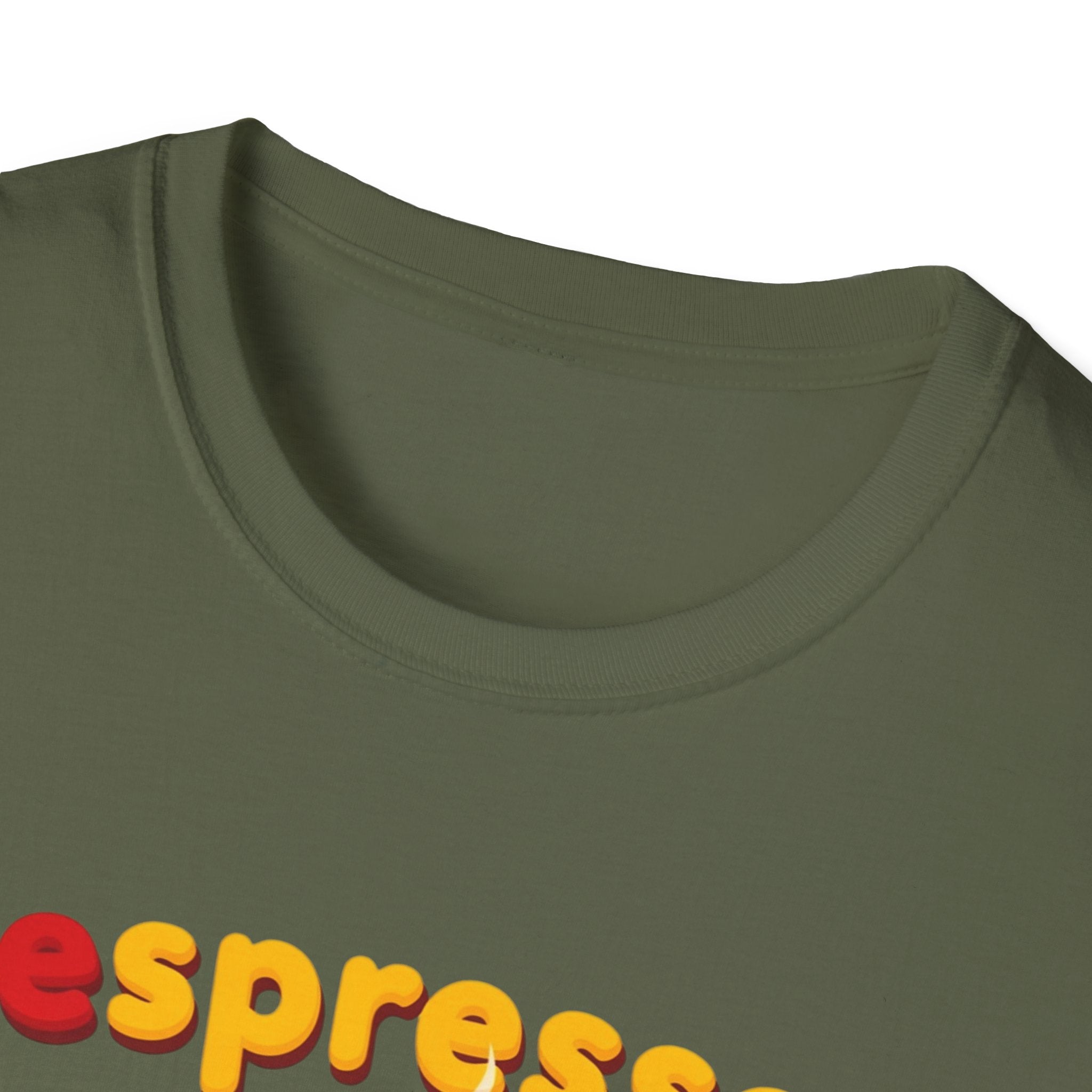 Espresso Yourself Funny Coffee T-Shirt, Cute Coffee Cup Graphic Tee, Barista Gift Shirt, Coffee Lover Pun Tee, Caffeine Lover Unisex Top