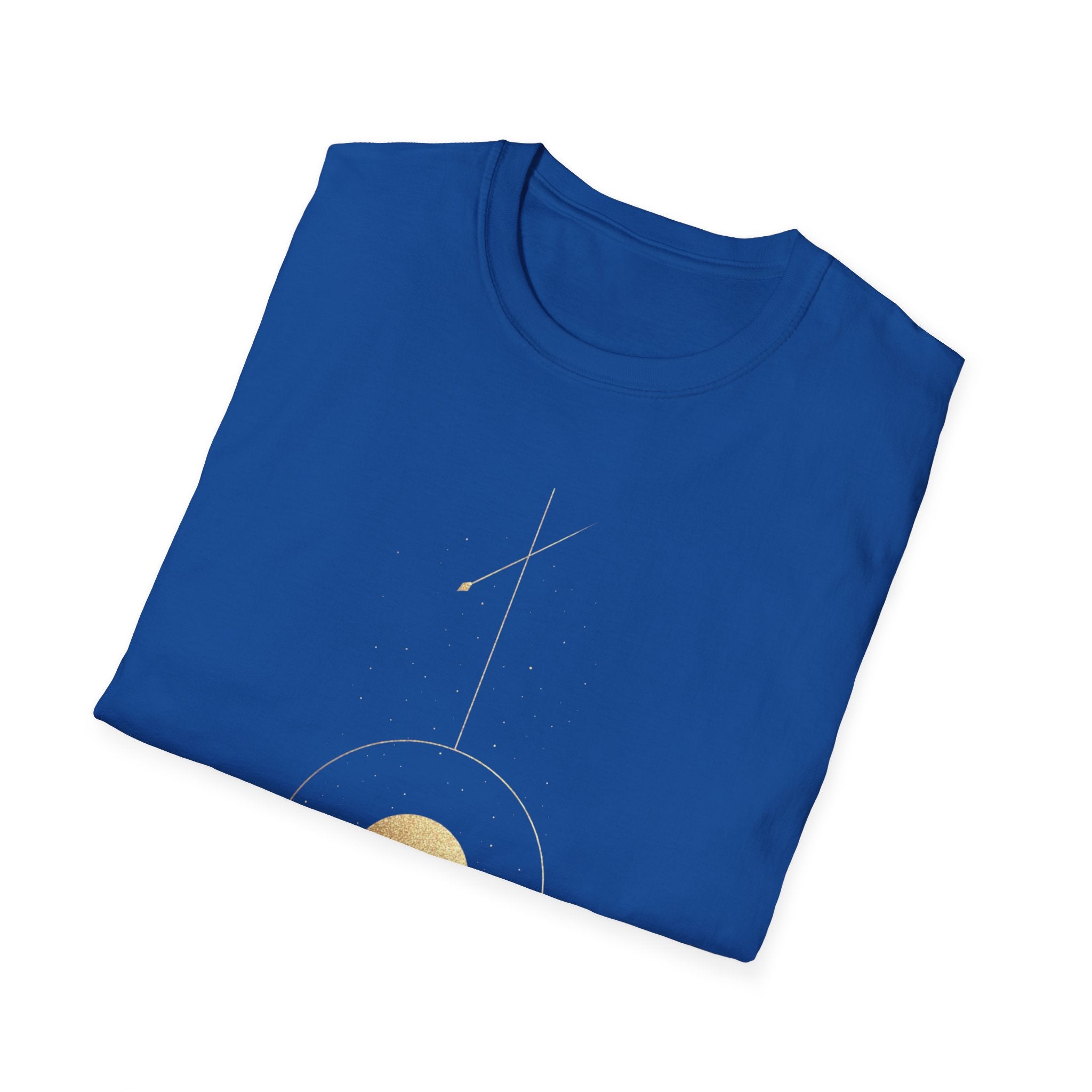 "Peak Dreams Mountain T-Shirt | Celestial Gothic Tee | Astronomy Night Sky Shirt | Adventure Hiking Gift | Boho Mystical Apparel | Vintage Gold Mountain Graphic