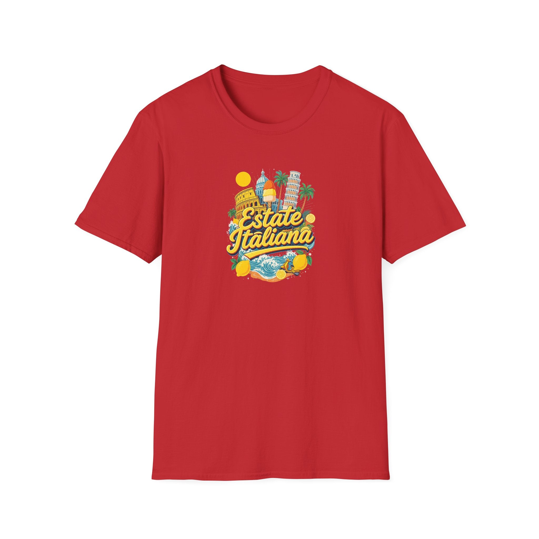 Estate Italiana Shirt, Italy Vacation T-Shirt, Italian Summer Tee, Amalfi Coast Travel Shirt, Europe Trip Gift