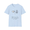 Fingerprint Heart Shirt | Unique Love Quote Tee | Soulmate Graphic T-Shirt | Minimalist Aesthetic Gift