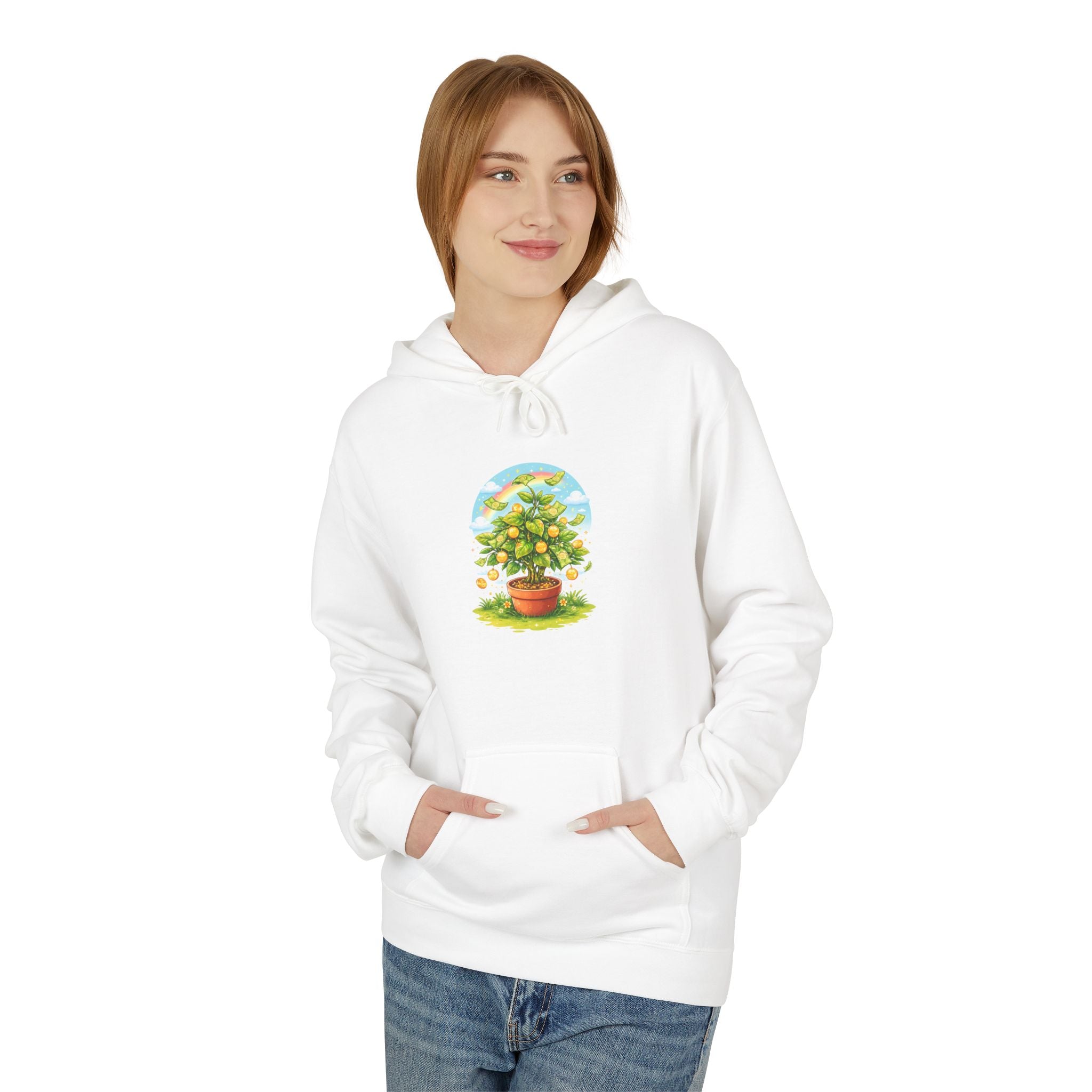 Minimalist Abstract Circle Hoodie, Unisex Softstyle Fleece Pullover, Modern Geometric Sweatshirt.