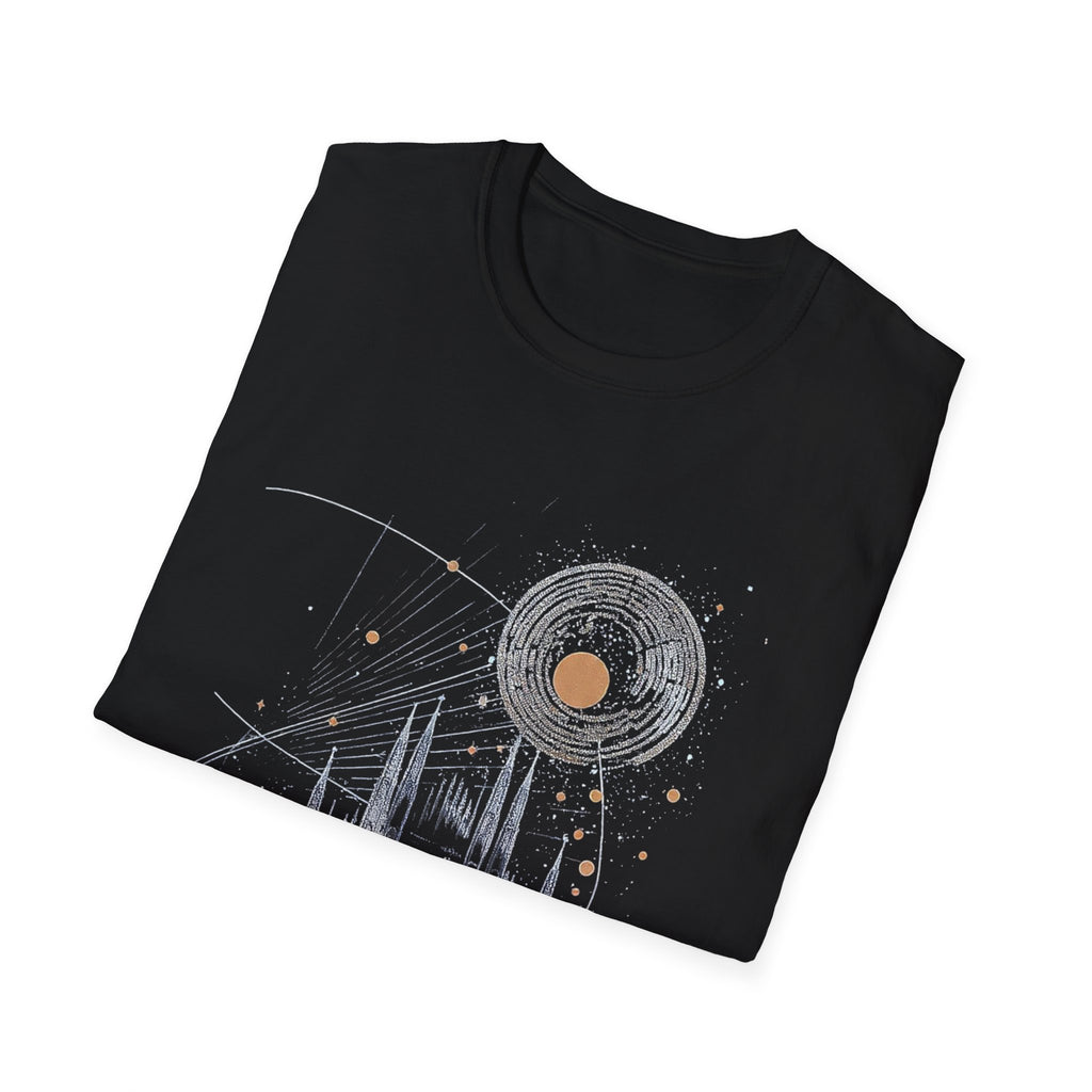 Milan Cathedral Celestial Graphic T-Shirt, Gothic Architecture Tee Italian Aesthetic Shirt, Unisex Travel Gift, Duomo di Milano Inspired Tee