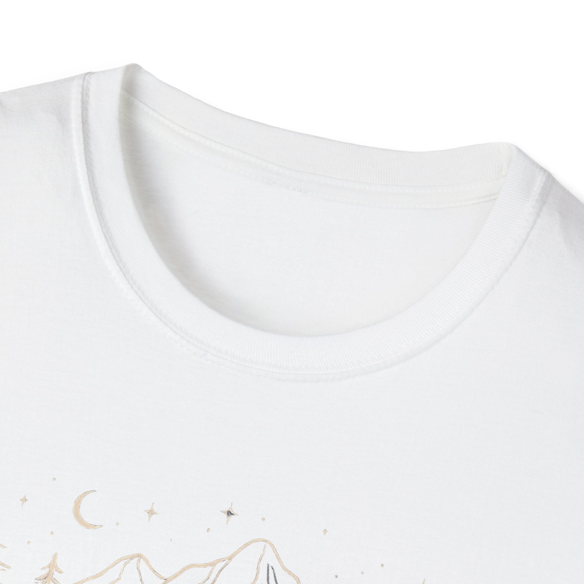Midnight Mountain River Forest T-Shirt | Vintage Nature Adventure Graphic Tee | Minimalist Camping Hiking Shirt