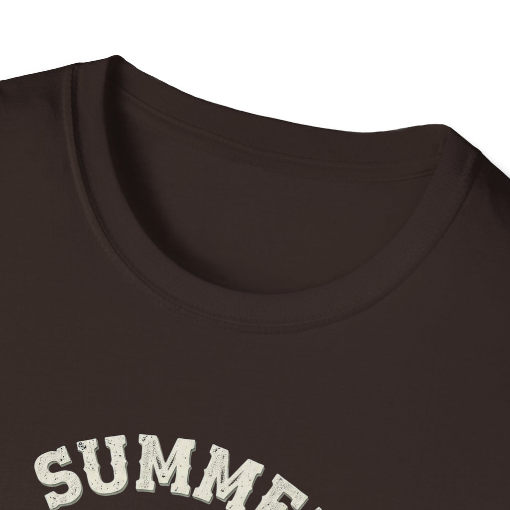 Summer Holiday Mode Activated T-Shirt | Retro Mountain Sun Graphic Tee | Camping Hiking Vacation Shirt for Men Women | Outdoor Adventure Top