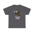 Too Glam to Give a Damn Funny Stylish Dog T-Shirt, Glam Dog Lover Graphic Tee, Cute Sassy Puppy Shirt, Trendy Pet Lover Gift, Unisex Casual
