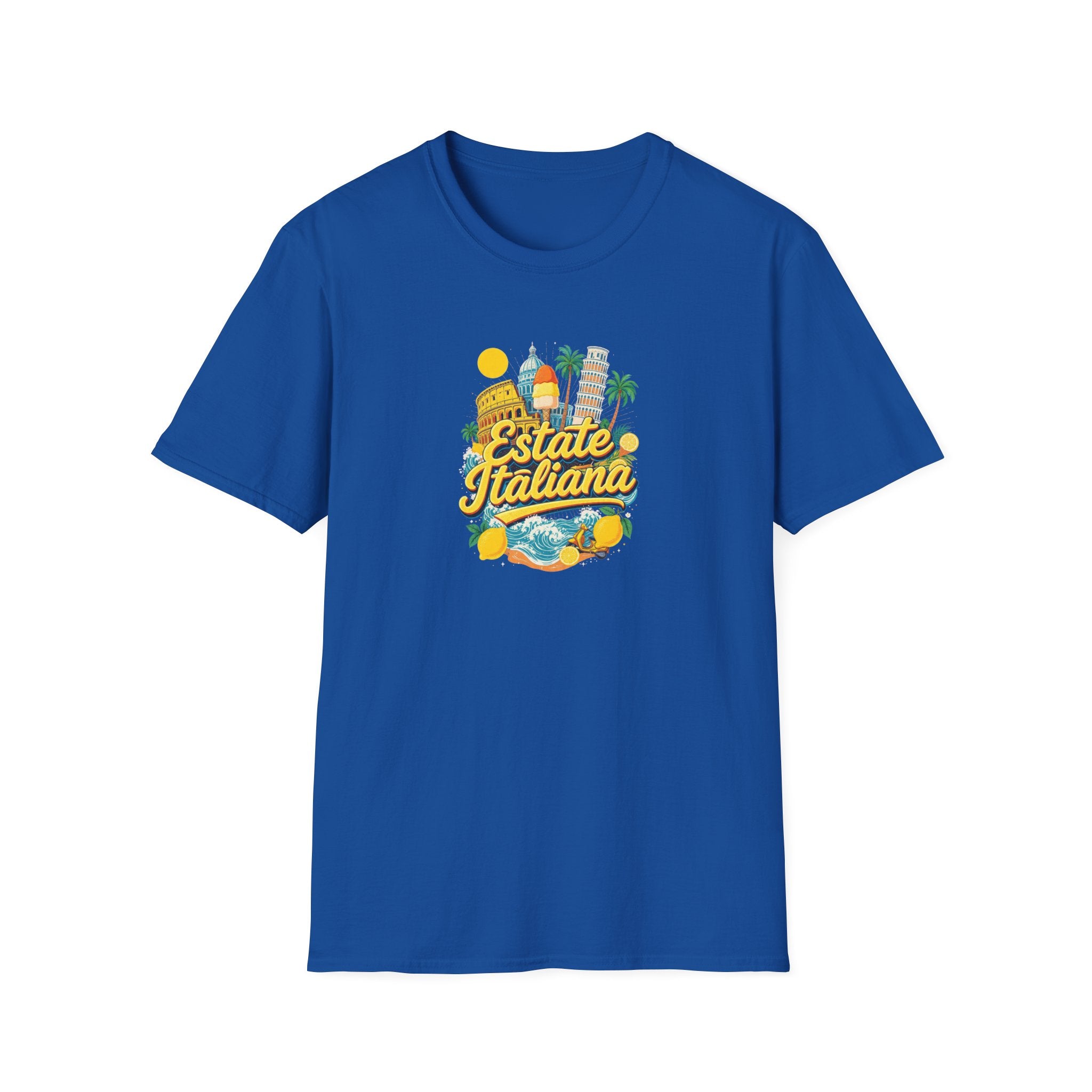 Estate Italiana Shirt, Italy Vacation T-Shirt, Italian Summer Tee, Amalfi Coast Travel Shirt, Europe Trip Gift