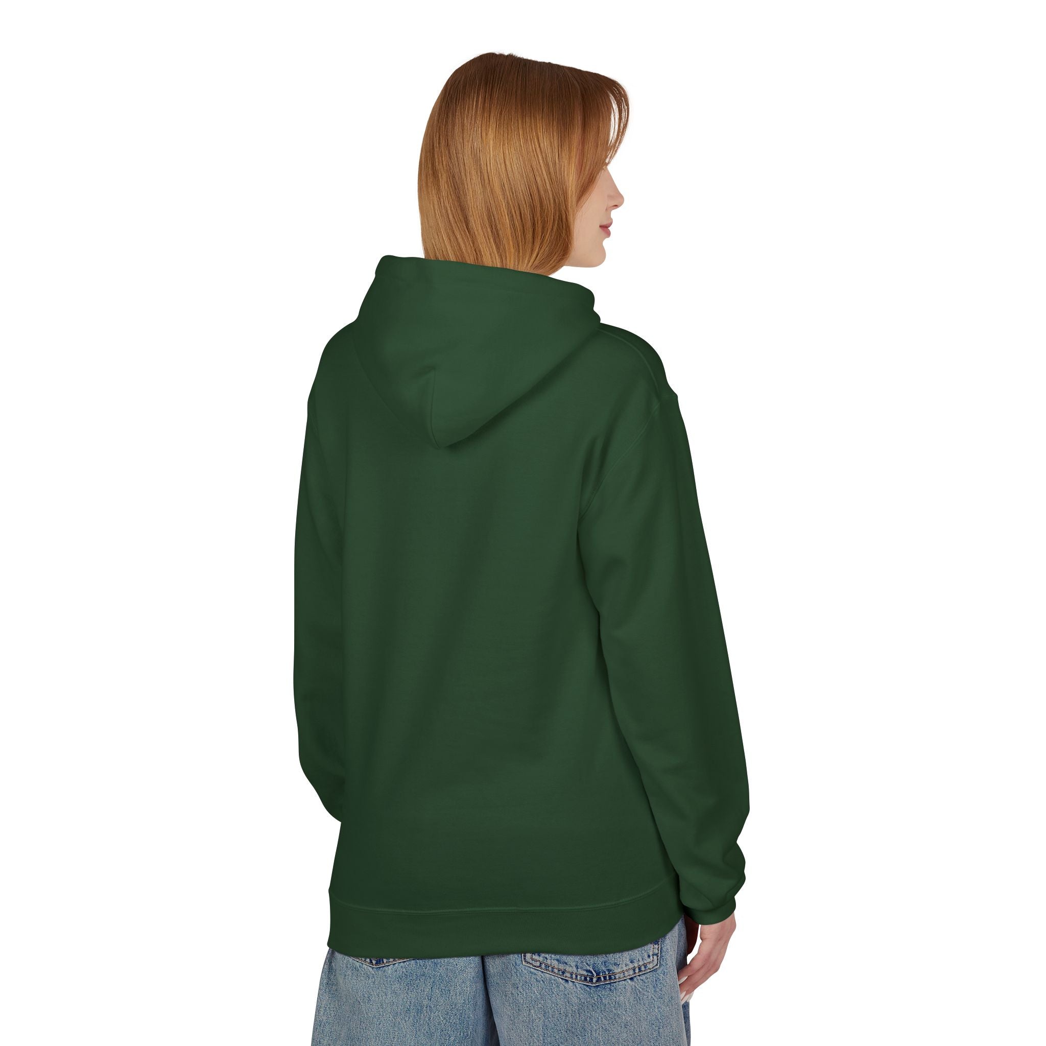 Minimalist Abstract Circle Hoodie, Unisex Softstyle Fleece Pullover, Modern Geometric Sweatshirt.