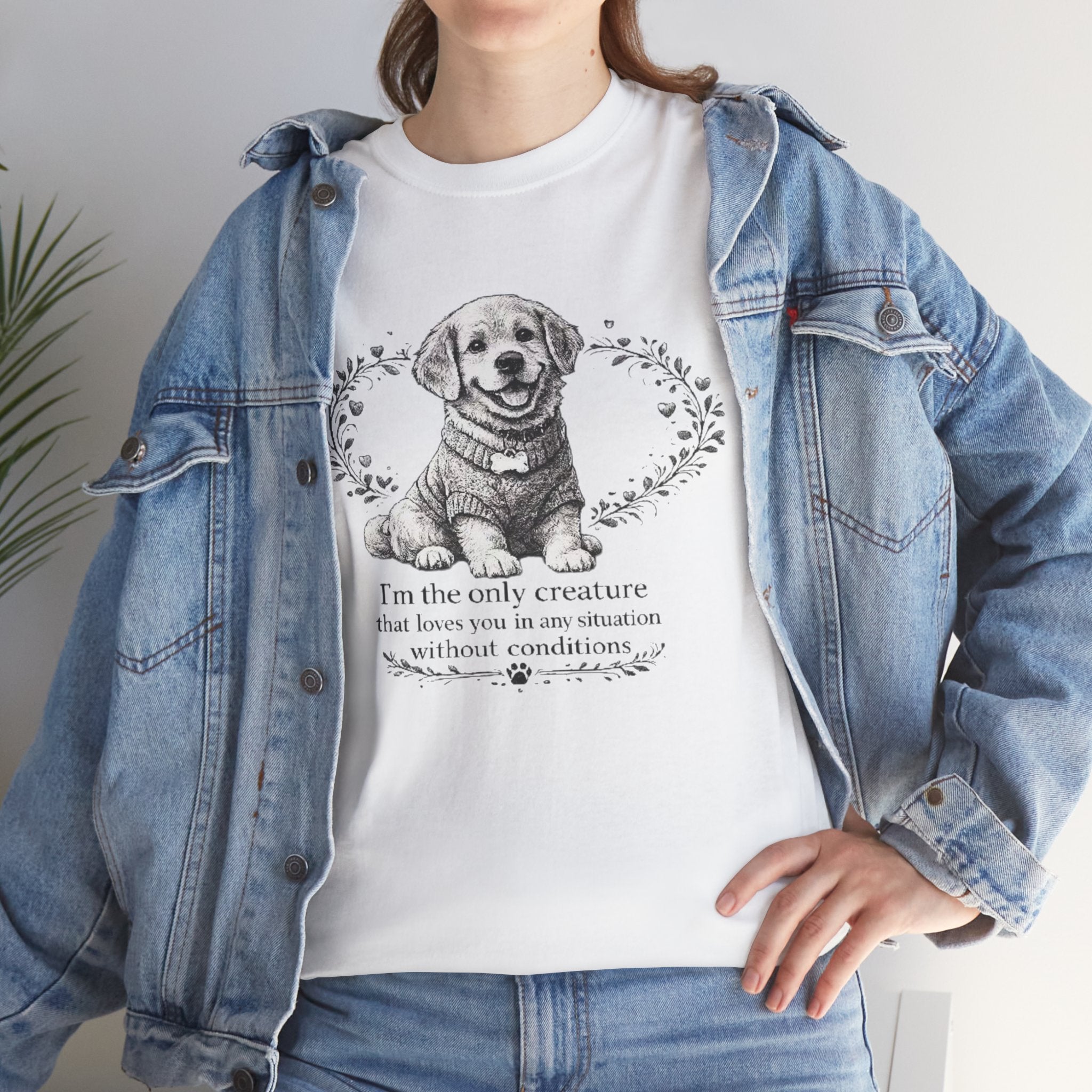 Golden Retriever Dog Lover T-Shirt PNG |  Loves You Unconditionally Vintage Puppy Design