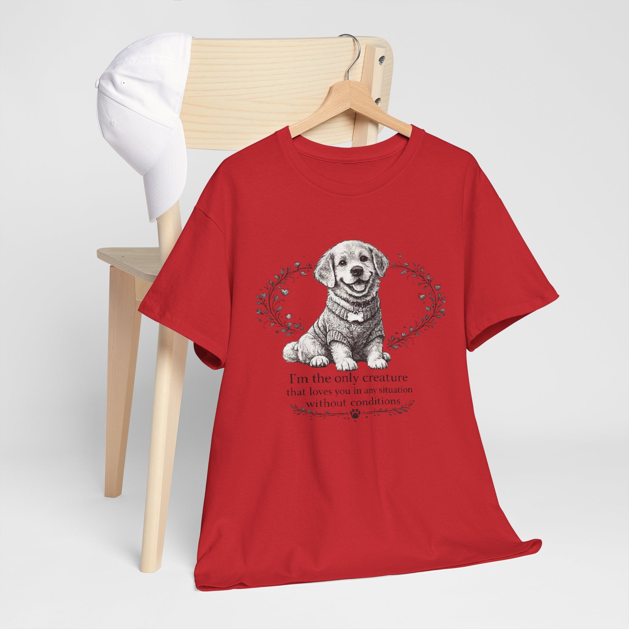 Golden Retriever Dog Lover T-Shirt PNG |  Loves You Unconditionally Vintage Puppy Design