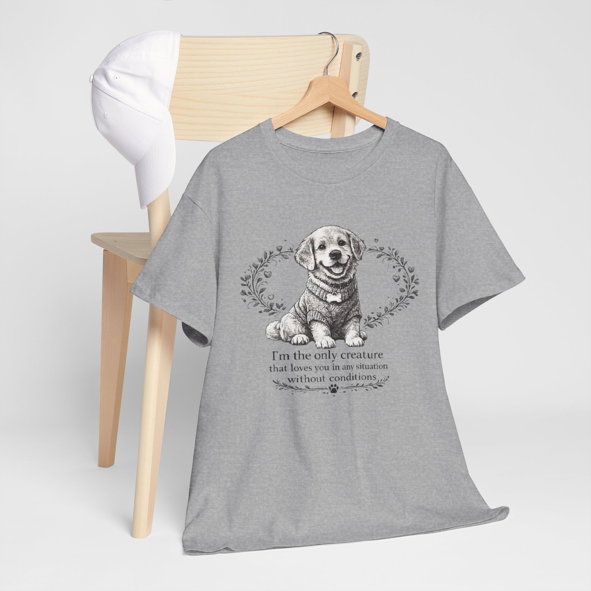 Golden Retriever Dog Lover T-Shirt PNG |  Loves You Unconditionally Vintage Puppy Design