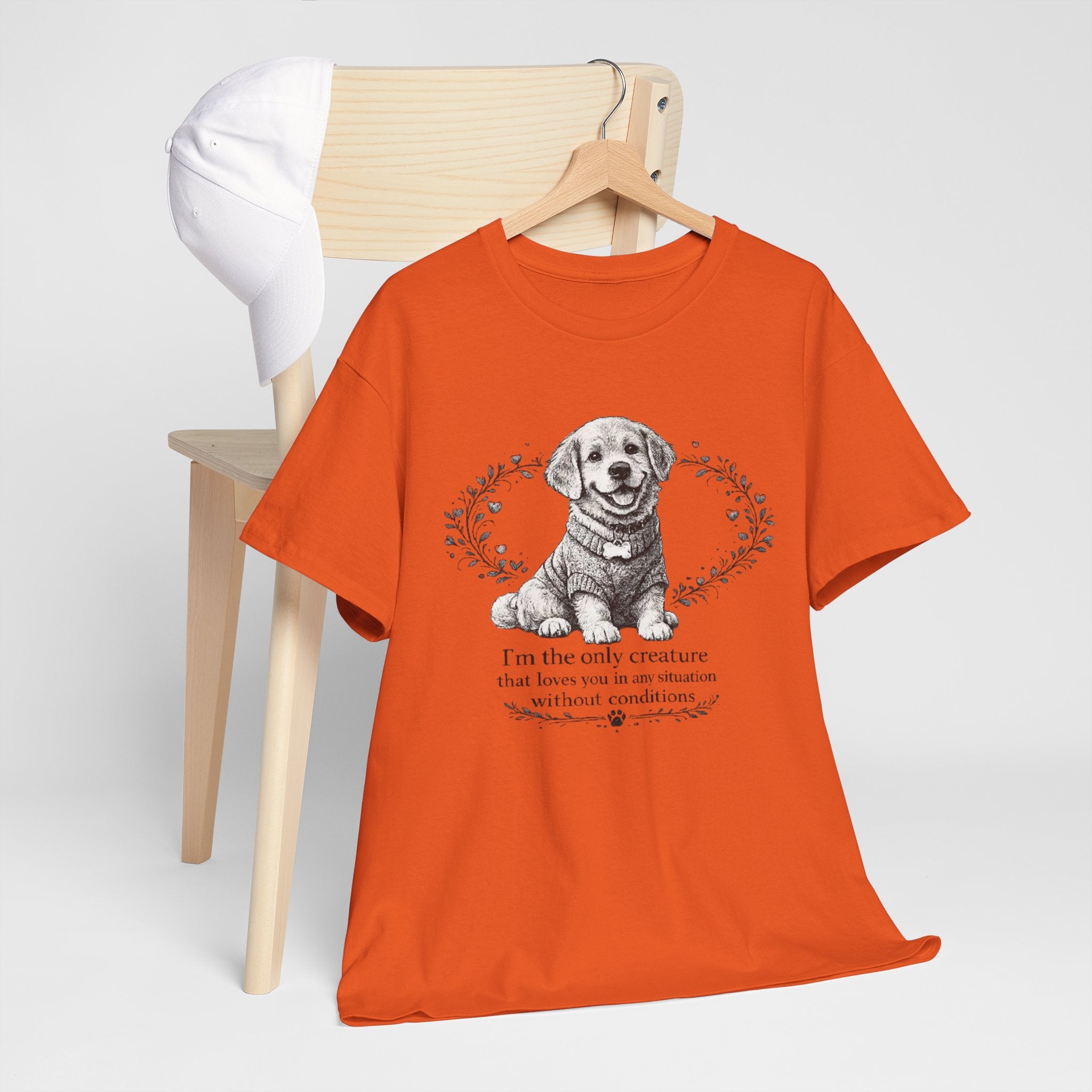 Golden Retriever Dog Lover T-Shirt PNG |  Loves You Unconditionally Vintage Puppy Design