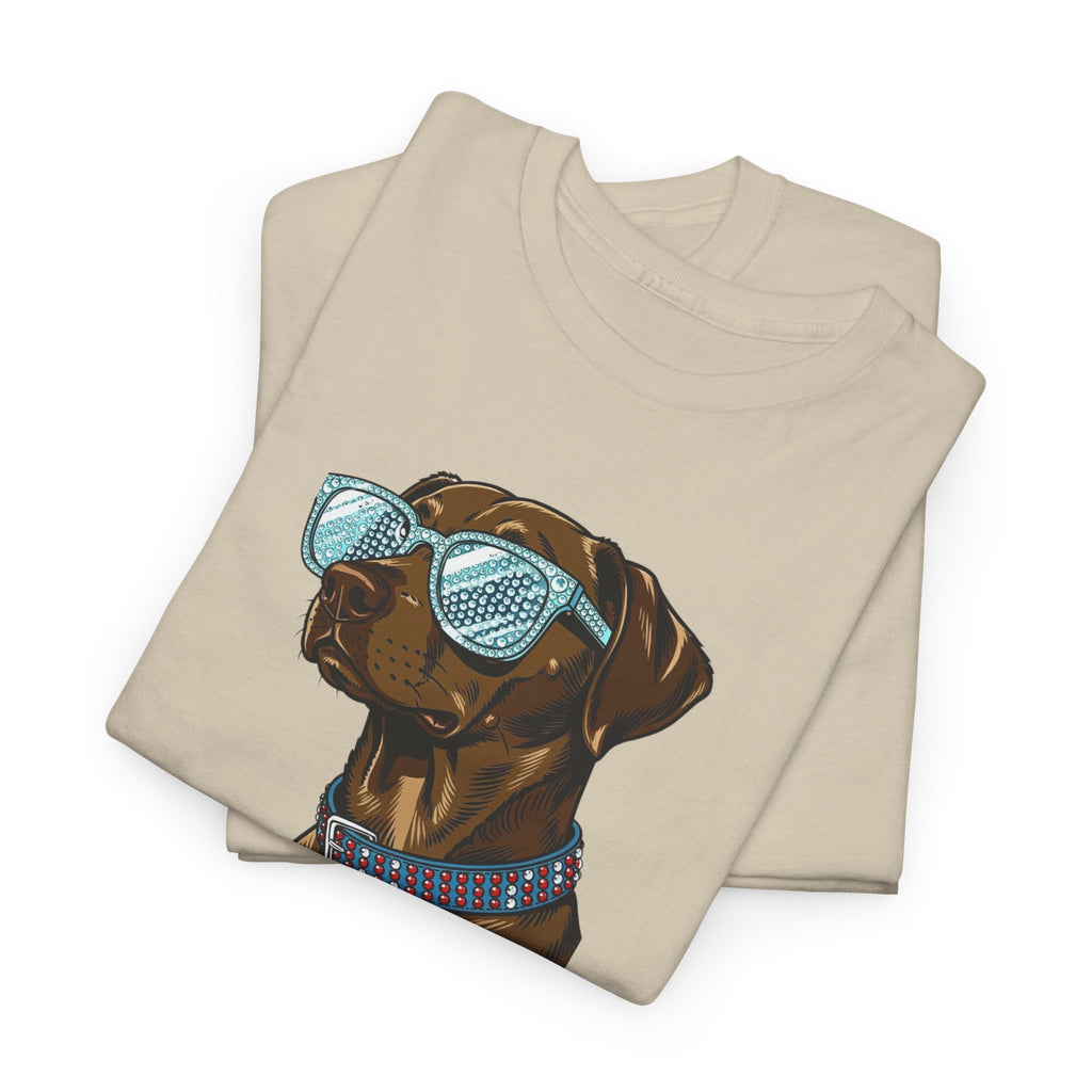 Too Glam to Give a Damn Funny Stylish Dog T-Shirt, Glam Dog Lover Graphic Tee, Cute Sassy Puppy Shirt, Trendy Pet Lover Gift, Unisex Casual