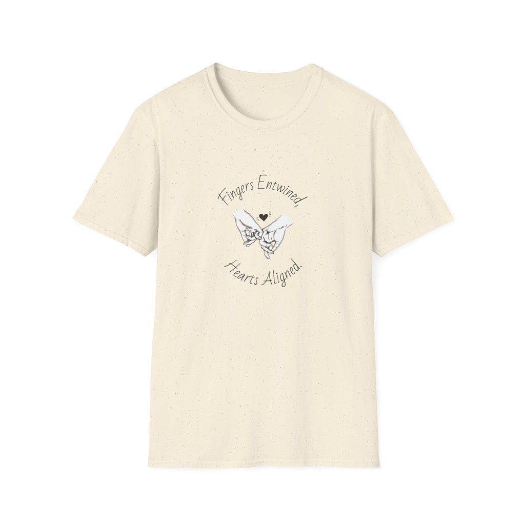 Fingers Entwined T-Shirt, Romantic Couple, Minimalist Sketch Tee, Unisex Cotton Shirt