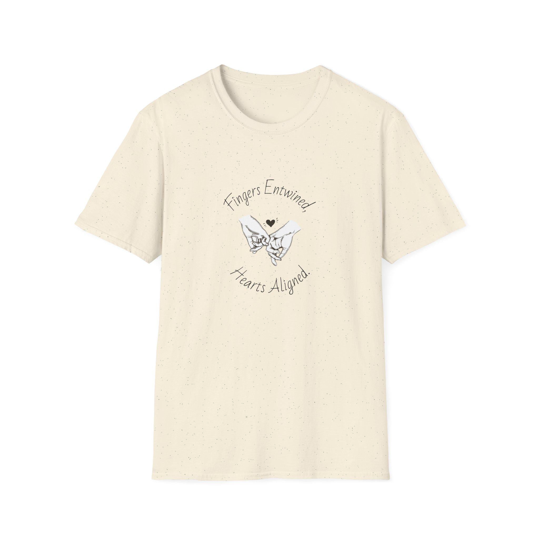 Fingers Entwined T-Shirt, Romantic Couple, Minimalist Sketch Tee, Unisex Cotton Shirt