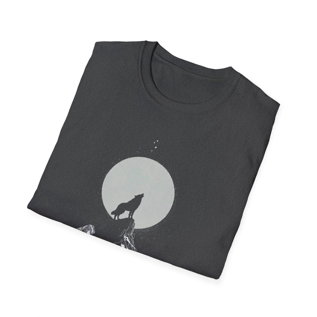 Howling Wolf Moon T-Shirt, Stay Wild Stay Free Shirt, Aesthetic Nature Tee, Wilderness Graphic Tee, Gift for Outdoor Lovers