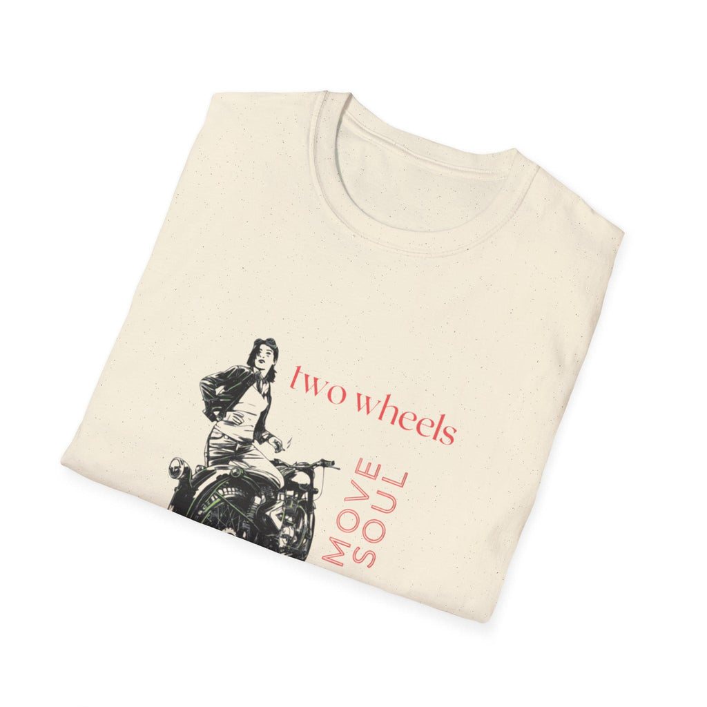 Two Wheels Move The Soul T-Shirt, Vintage Motorcycle Shirt, Biker Graphic Tee, Retro Rider Style, Gift for Motorcycle Lovers, Unisex Tee