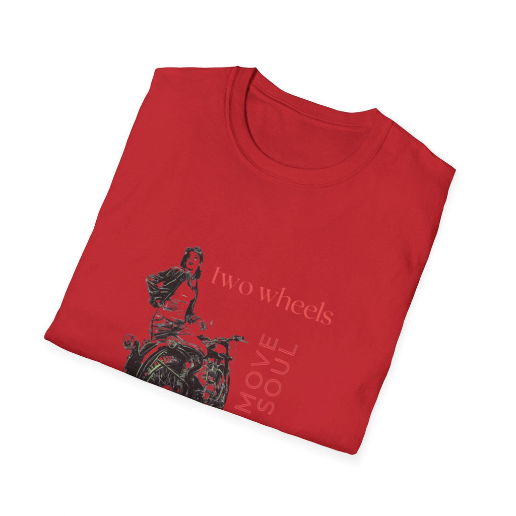 Two Wheels Move The Soul T-Shirt, Vintage Motorcycle Shirt, Biker Graphic Tee, Retro Rider Style, Gift for Motorcycle Lovers, Unisex Tee
