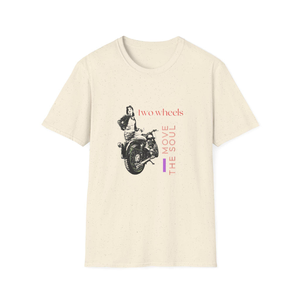 Two Wheels Move The Soul T-Shirt, Vintage Motorcycle Shirt, Biker Graphic Tee, Retro Rider Style, Gift for Motorcycle Lovers, Unisex Tee