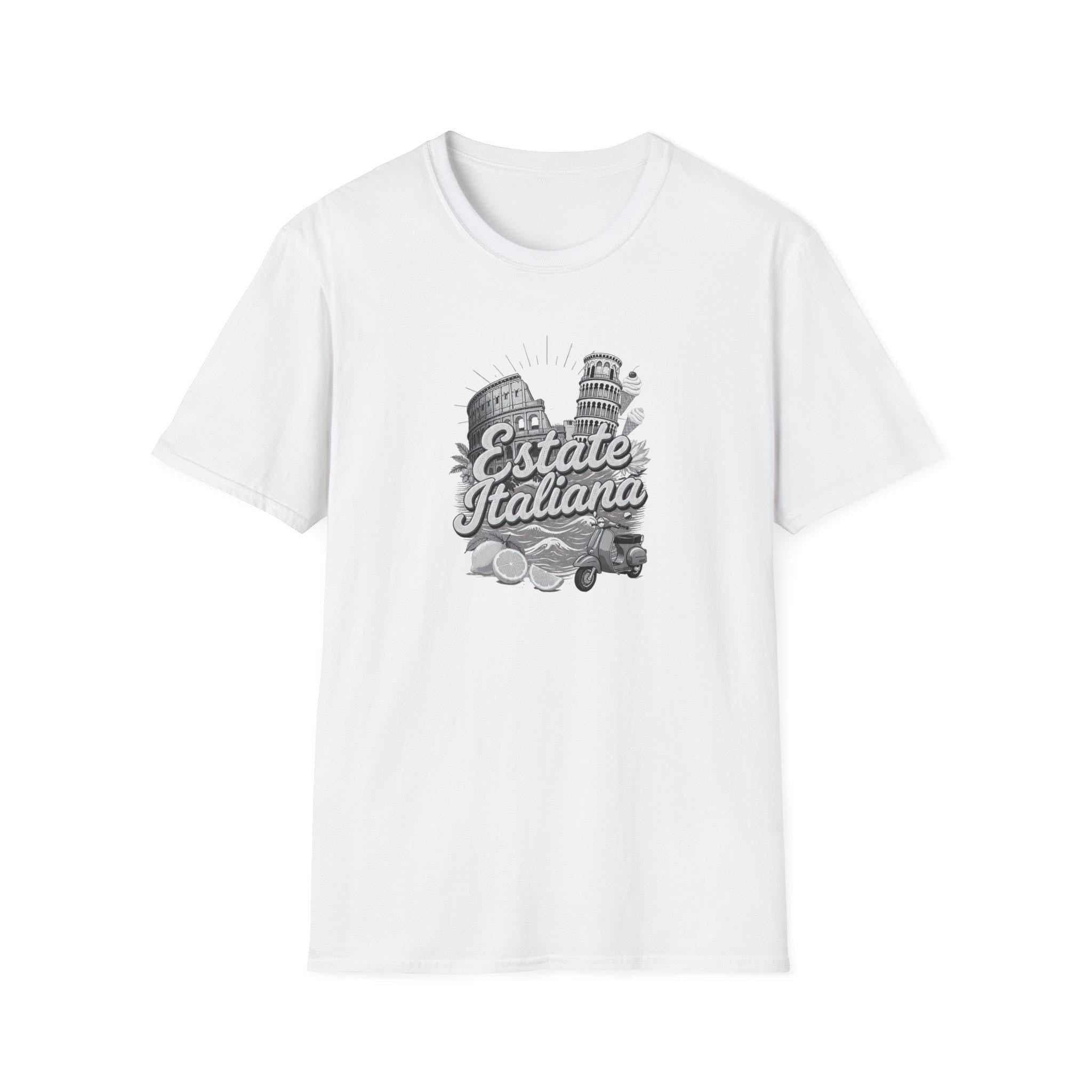 Estate Italiana Shirt, Italy Vacation T-Shirt, Italian Summer Tee, Travel Graphic Shirt, Italy
