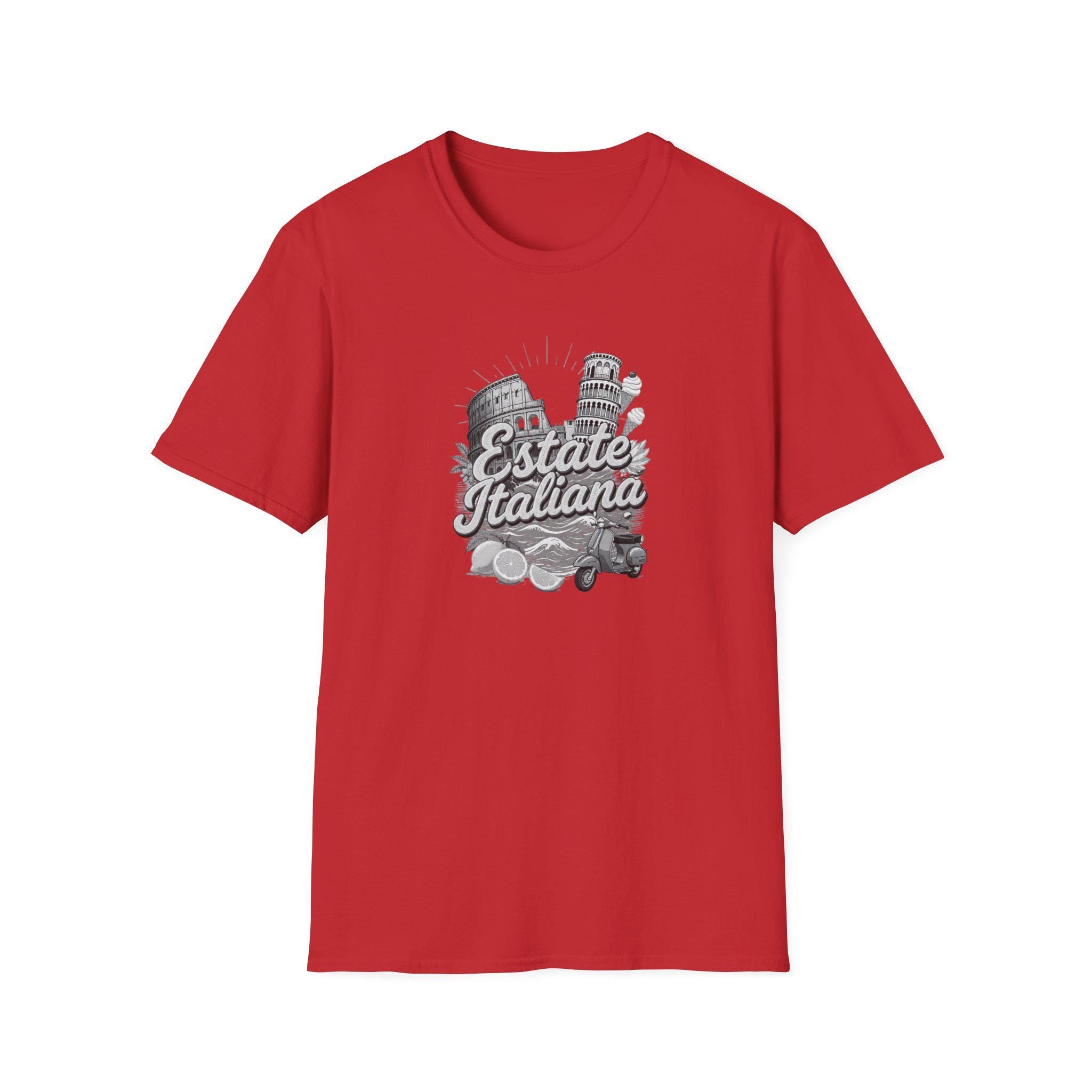 Estate Italiana Shirt, Italy Vacation T-Shirt, Italian Summer Tee, Travel Graphic Shirt, Italy