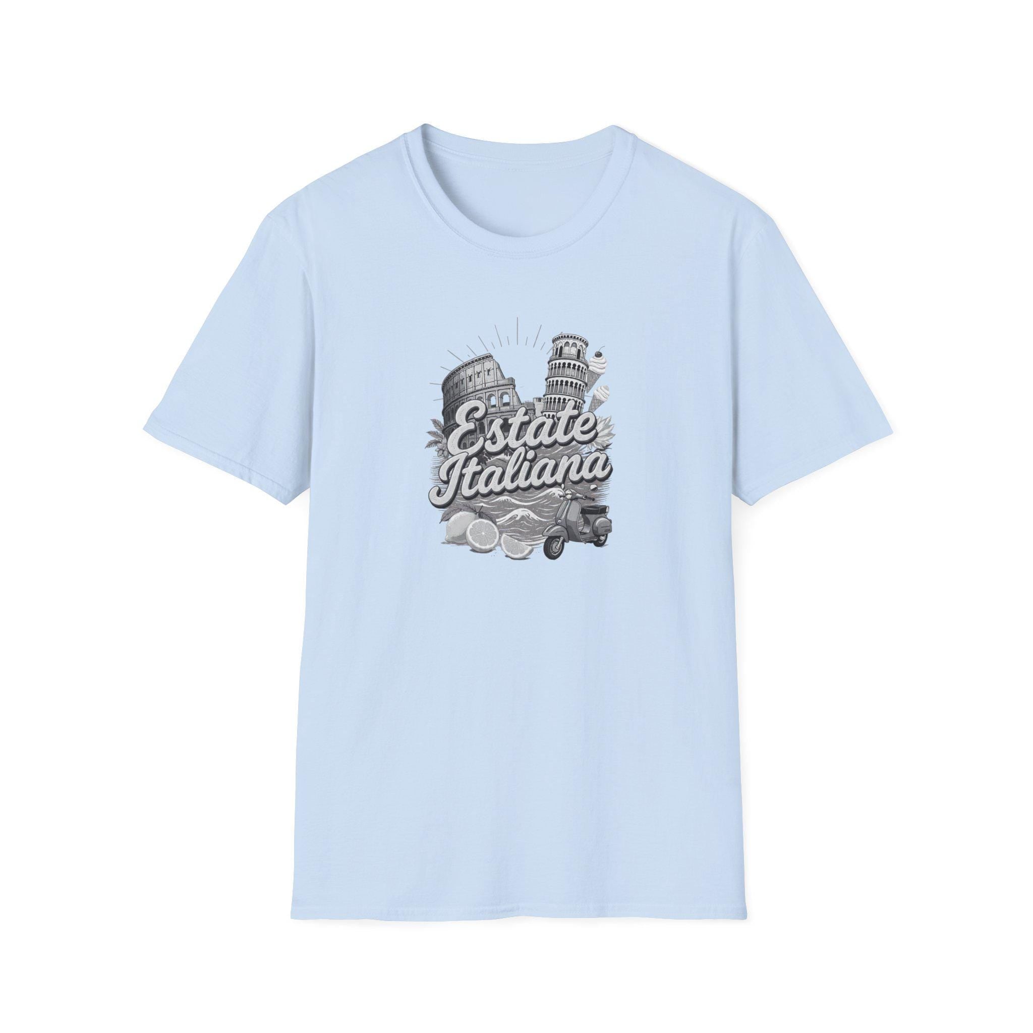 Estate Italiana Shirt, Italy Vacation T-Shirt, Italian Summer Tee, Travel Graphic Shirt, Italy