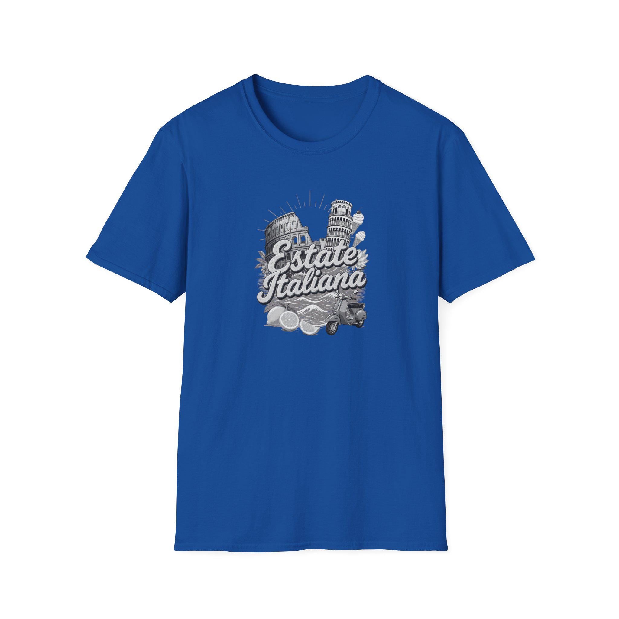 Estate Italiana Shirt, Italy Vacation T-Shirt, Italian Summer Tee, Travel Graphic Shirt, Italy