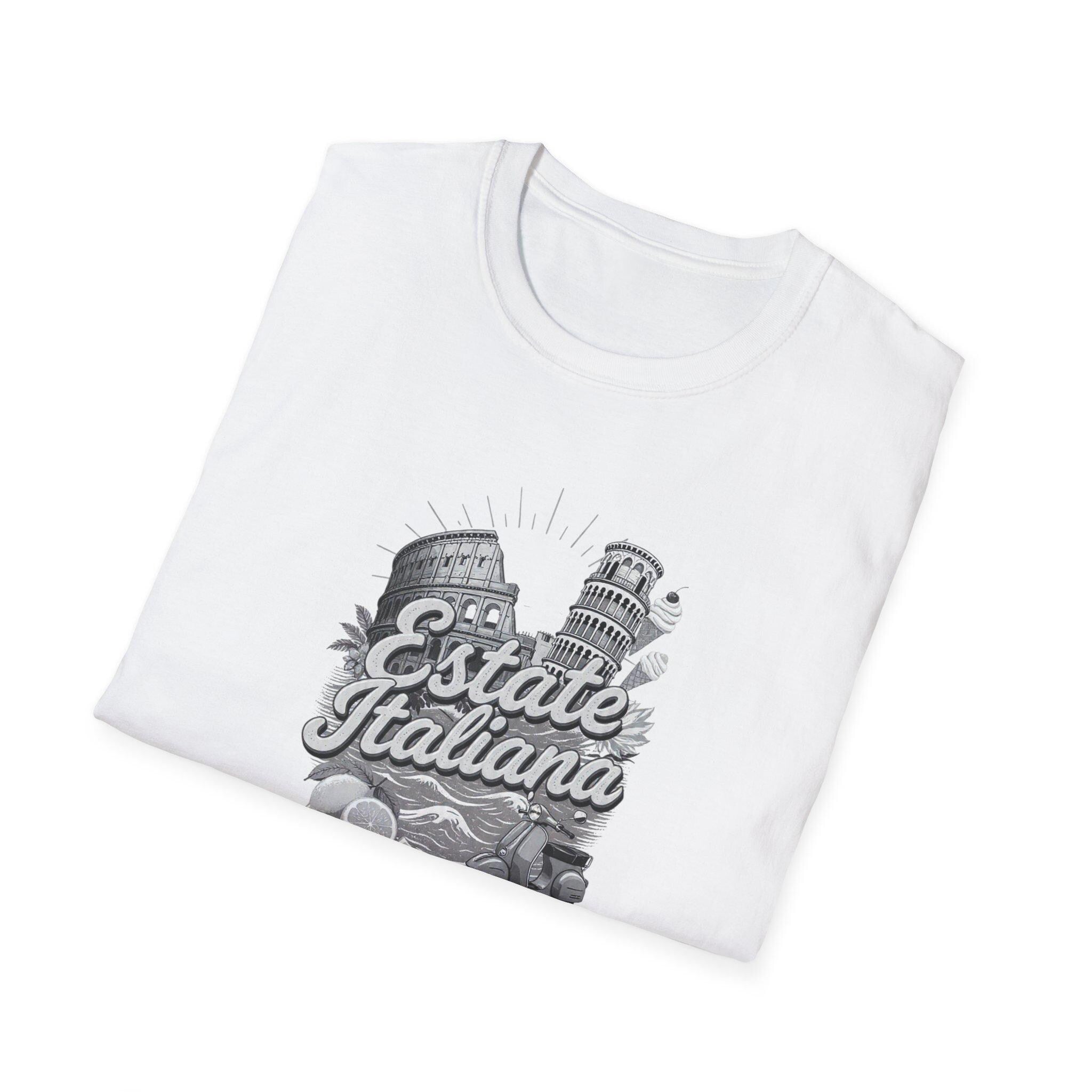 Estate Italiana Shirt, Italy Vacation T-Shirt, Italian Summer Tee, Travel Graphic Shirt, Italy
