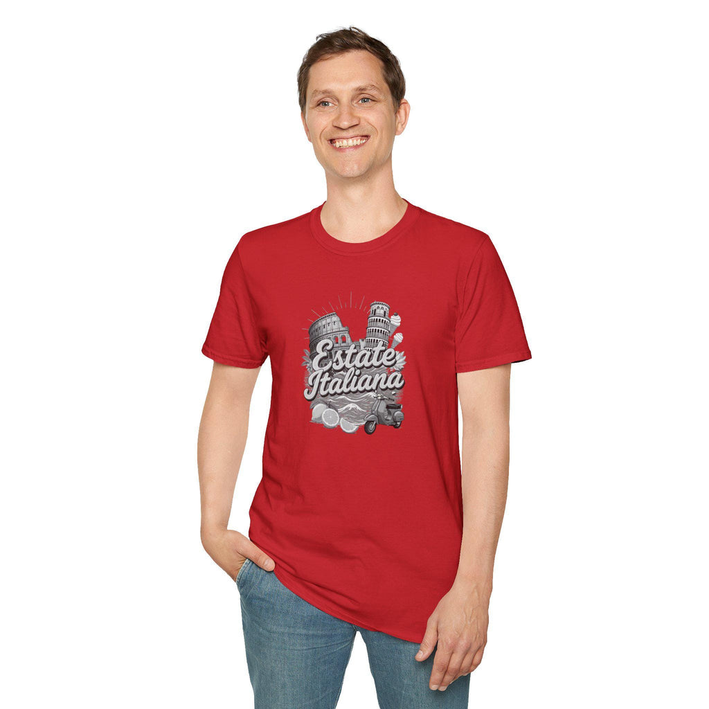 Estate Italiana Shirt, Italy Vacation T-Shirt, Italian Summer Tee, Travel Graphic Shirt, Italy