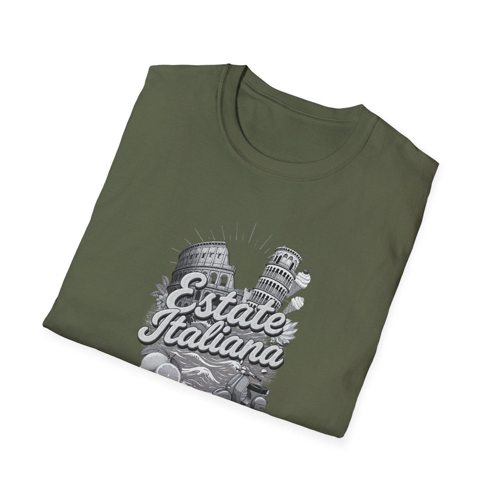 Estate Italiana Shirt, Italy Vacation T-Shirt, Italian Summer Tee, Travel Graphic Shirt, Italy