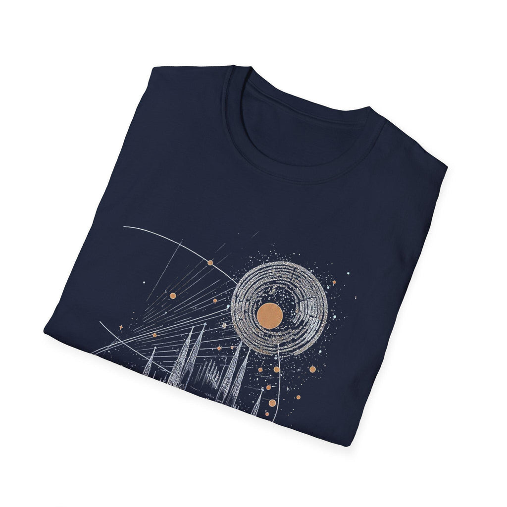 Milan Cathedral Celestial Graphic T-Shirt, Gothic Architecture Tee Italian Aesthetic Shirt, Unisex Travel Gift, Duomo di Milano Inspired Tee